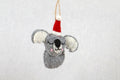Weihnachtsanhänger Koala I Christbaumschmuck I Weihnachtsdeko I Winter Weihnachtsbaum I Koalabär mit Mütze I lustige Weihnachtsdeko