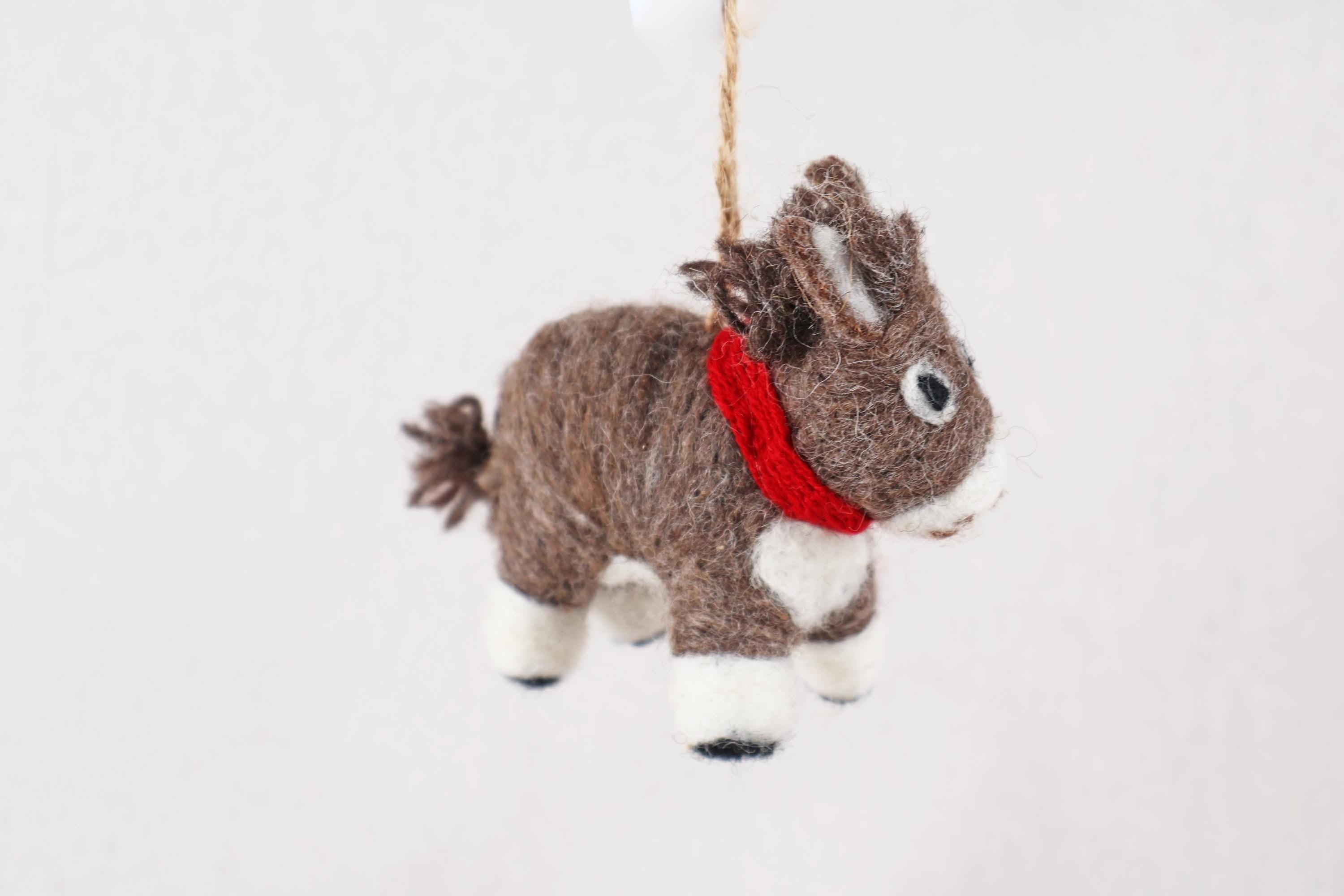 Weihnachtsanhänger Esel I Weihnachtsschmuck Esel I Filz I Weihnachtsbaum I Christbaumschmuck I Weihnachtsdeko