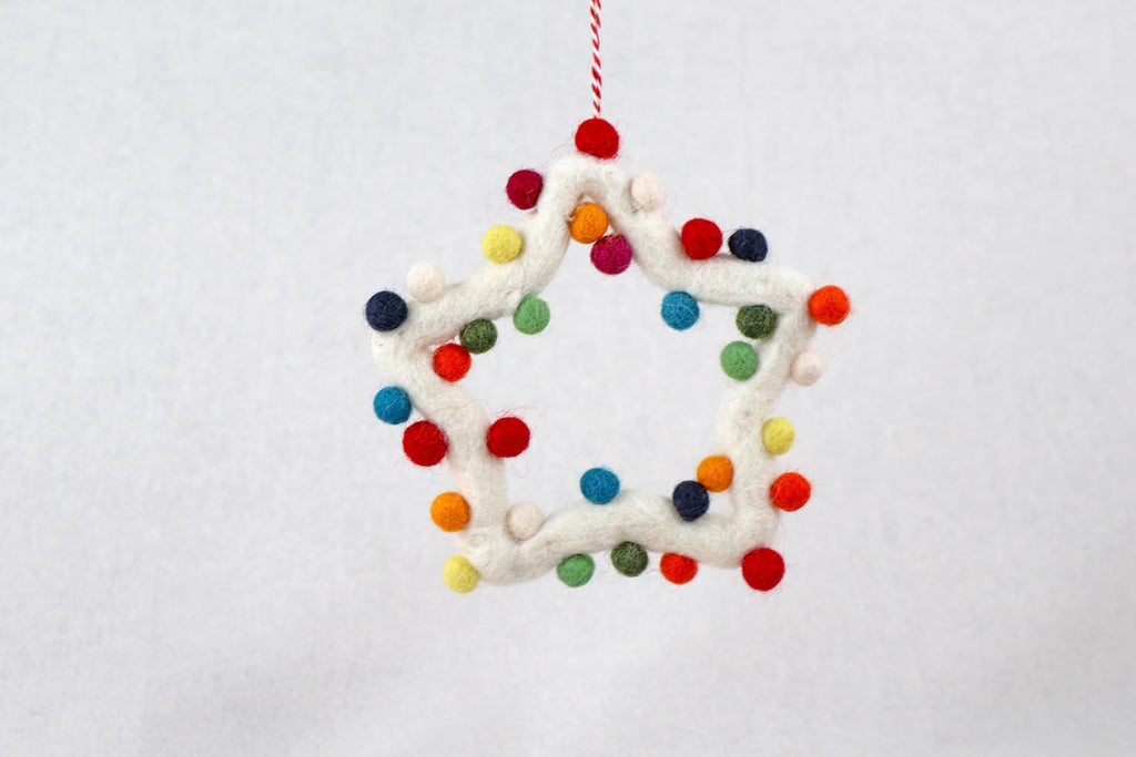 Weihnachtsanhänger Stern I Christbaumschmuck I Christbaumspitze I Weihnachtsdeko I Winter I Weihnachtsbaum I Weihnachtsstern I Filz I Deko