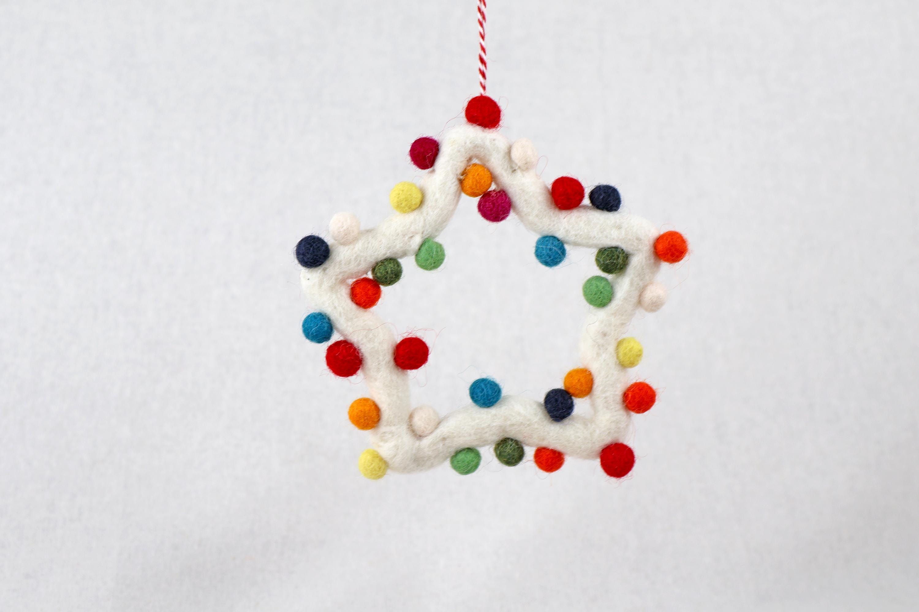 Weihnachtsanhänger Stern I Christbaumschmuck I Christbaumspitze I Weihnachtsdeko I Winter I Weihnachtsbaum I Weihnachtsstern I Filz I Deko