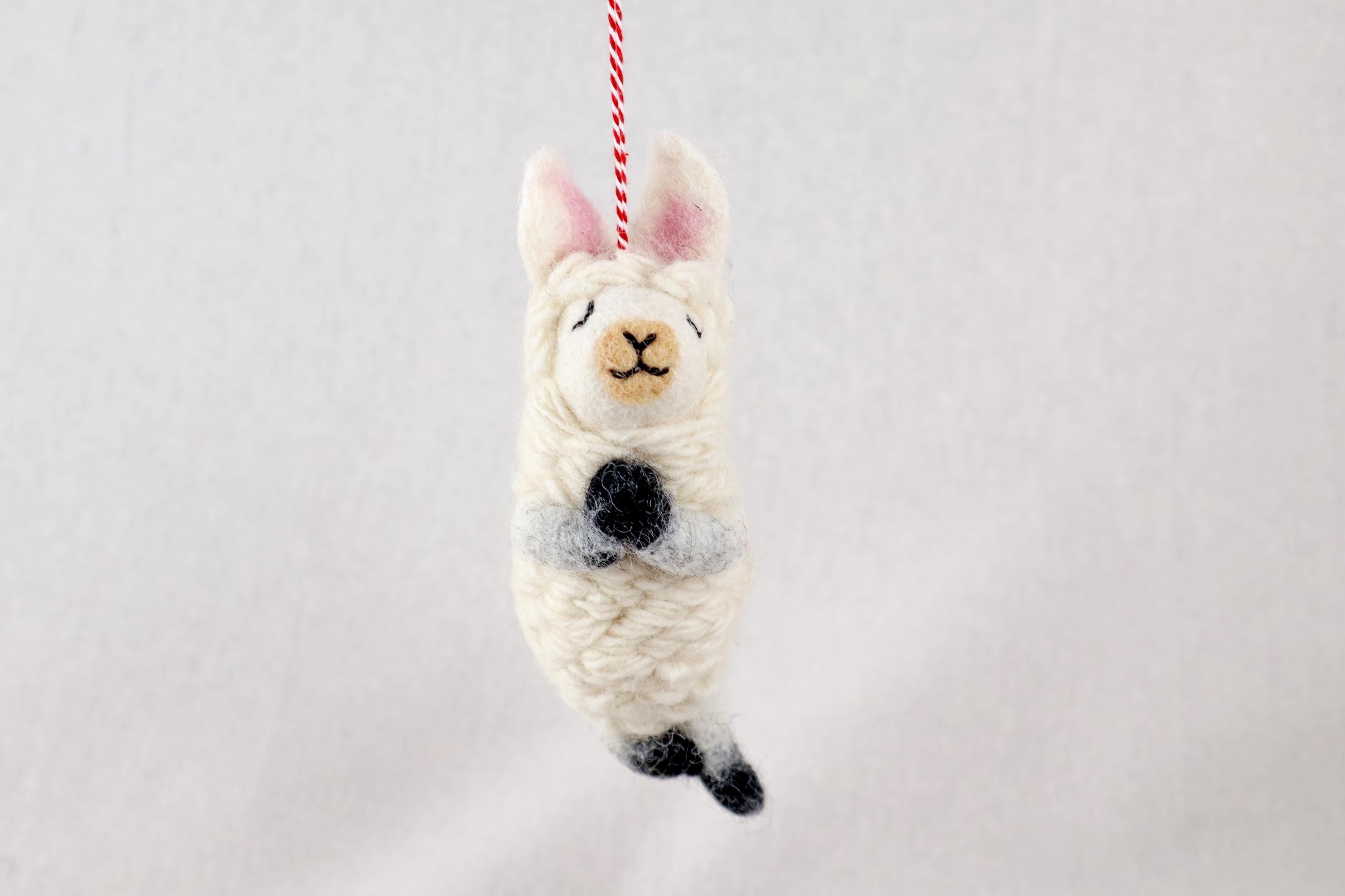 Anhänger Yoga Lama I Weihnachtslama I Weihnachtsanhänger I Christbaumschmuck I Weihnachtsdeko I Weihnachtsbaum I Weihnachtslama I