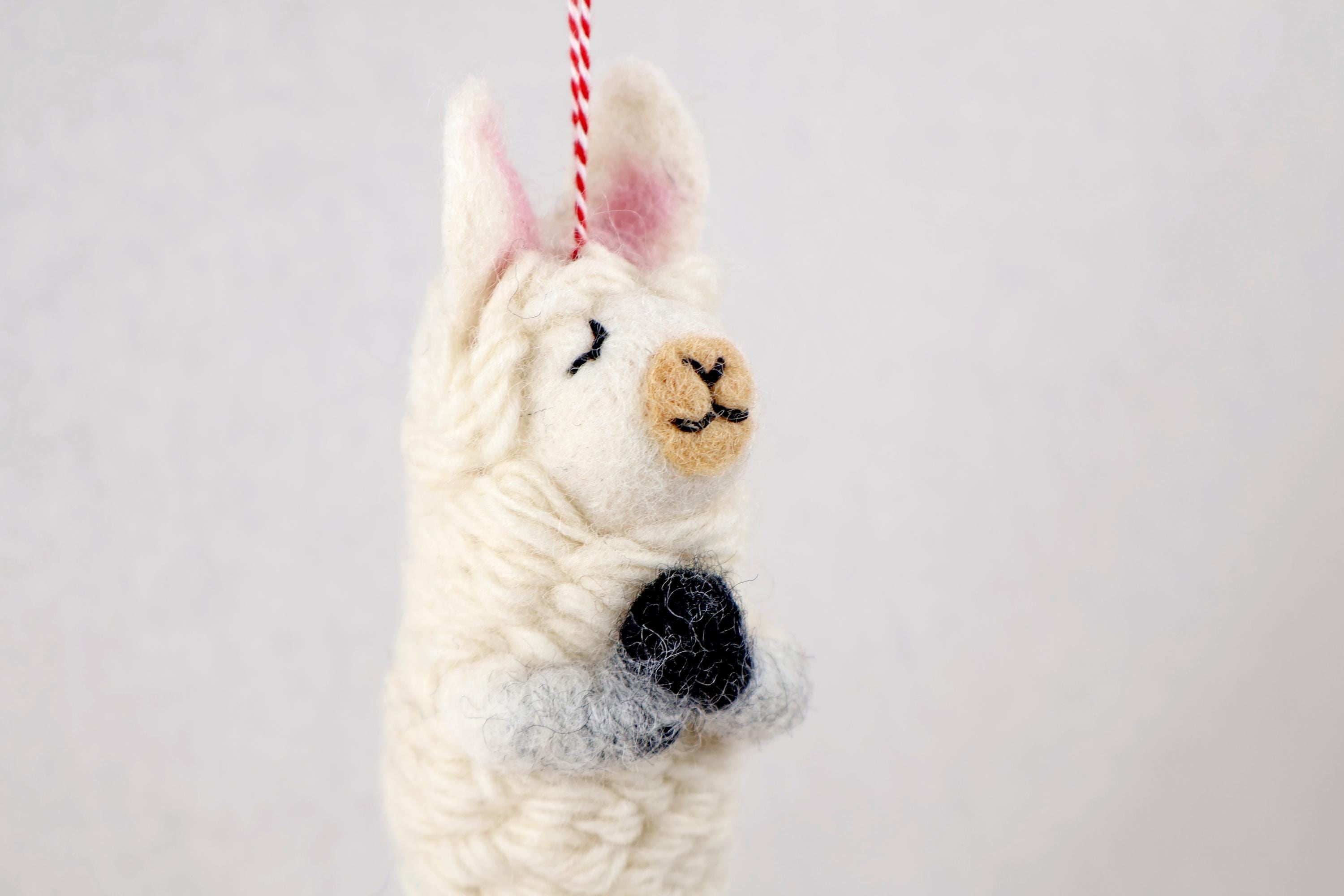 Anhänger Yoga Lama I Weihnachtslama I Weihnachtsanhänger I Christbaumschmuck I Weihnachtsdeko I Weihnachtsbaum I Weihnachtslama I
