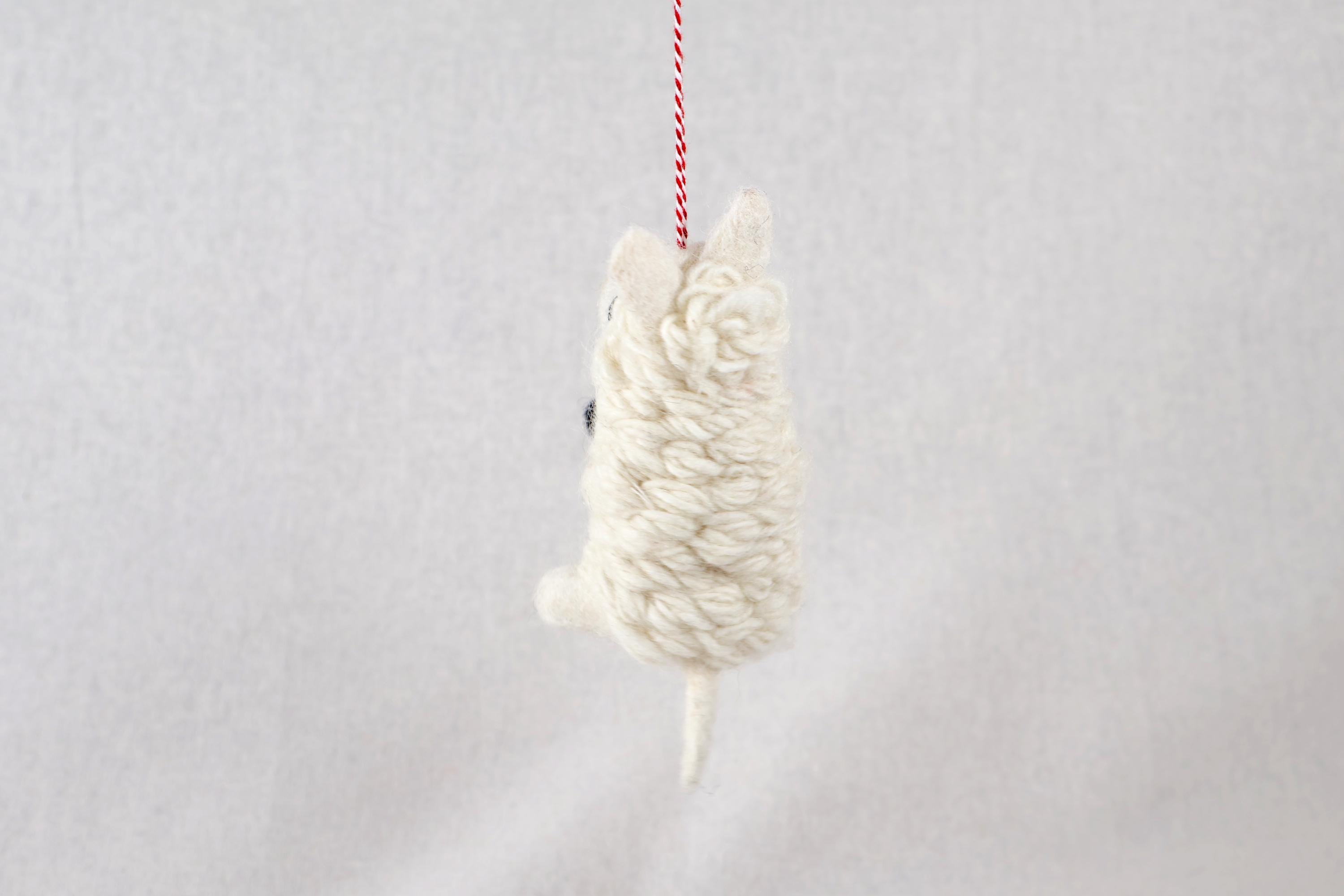 Anhänger Yoga Lama I Weihnachtslama I Weihnachtsanhänger I Christbaumschmuck I Weihnachtsdeko I Weihnachtsbaum I Weihnachtslama I