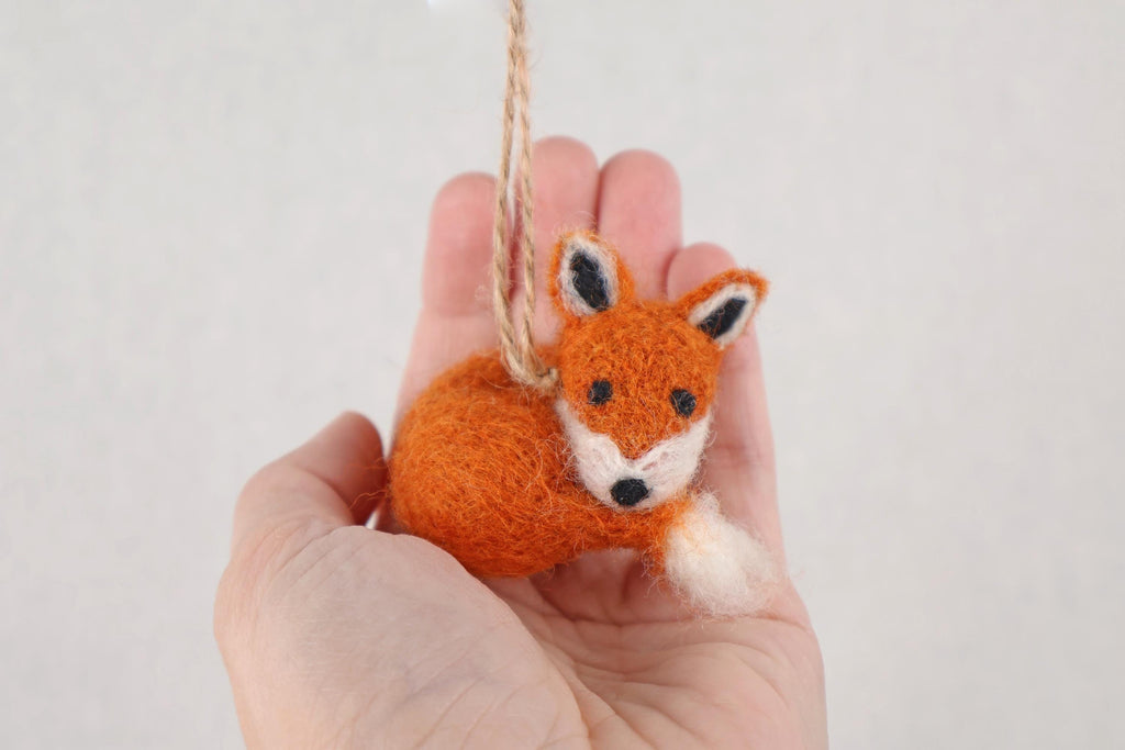Anhänger Fuchs I Deko aus Filz I Winter I Weihnachtsbaum I Herbstdeko I Anhänger aus Filz I Waldtiere