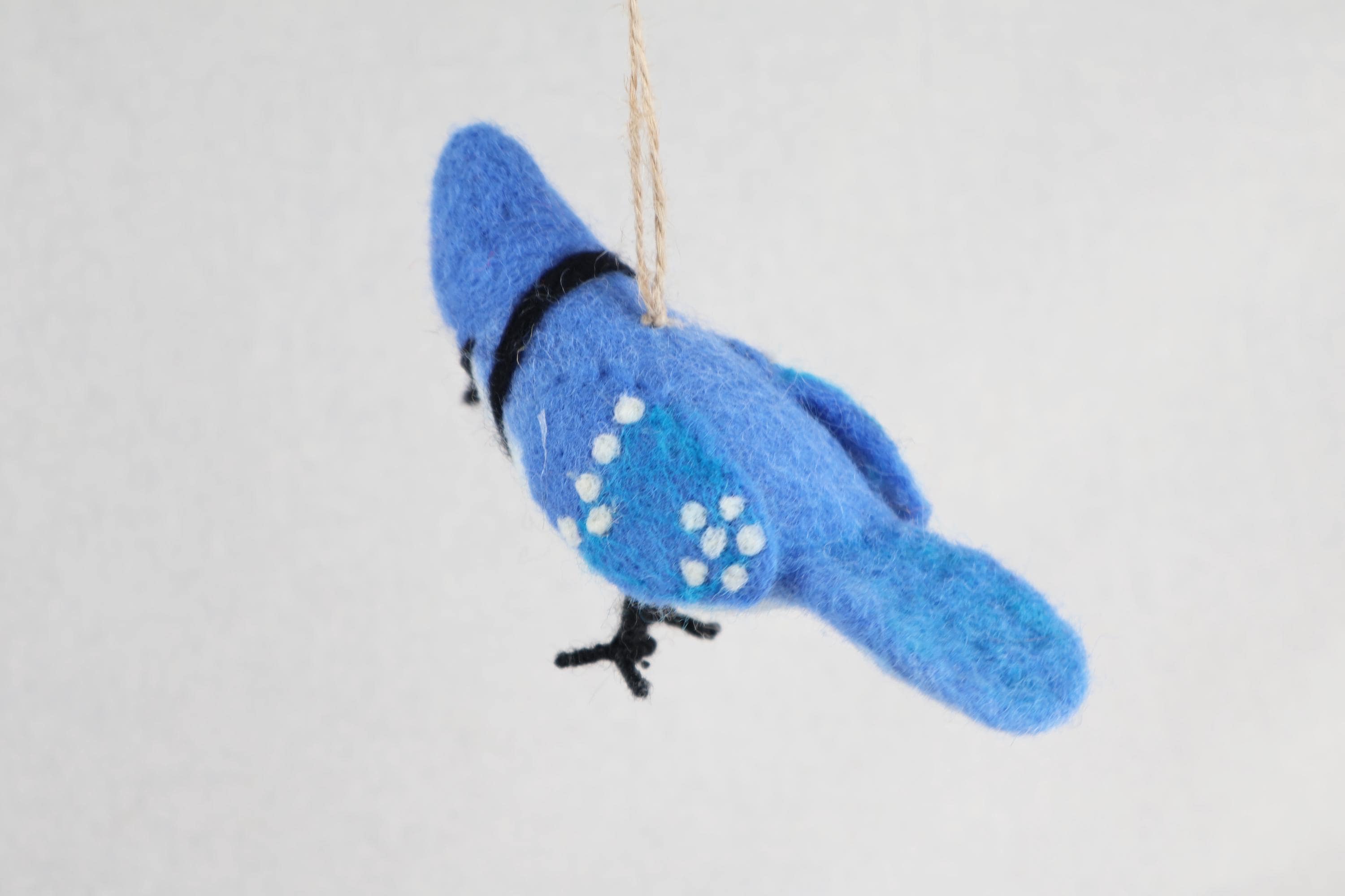 Filzanhänger Blauhäher I Christbaumschmuck I Weihnachtsdeko I Winterdeko I Weihnachtsbaum I Frühlingsdeko I Vogeldeko I Naturdeko I Fair