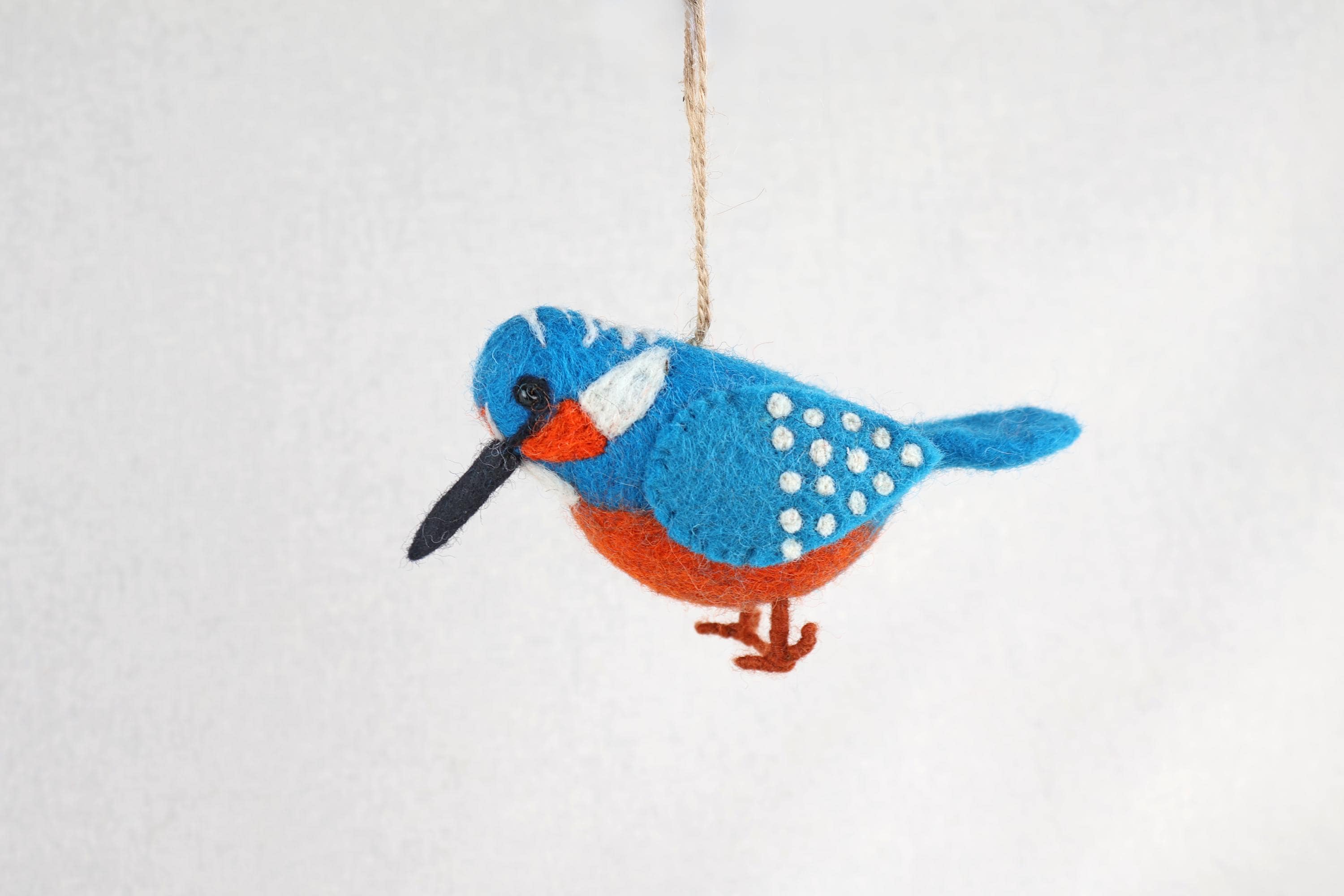 Filzanhänger Eisvogel I Frühling I Winterdeko I Christbaumschmuck I Weihnachtsdeko I Weihnachtsbaum I Vogeldeko