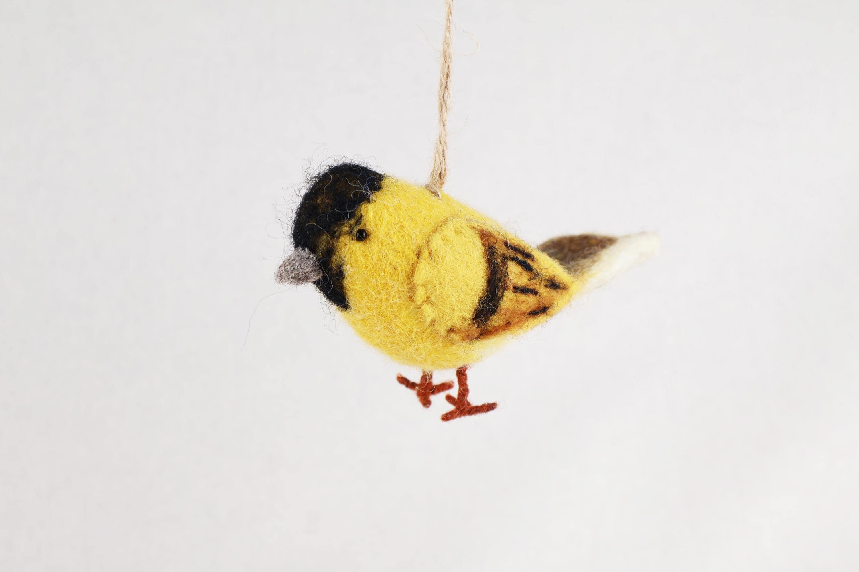 Filzanhänger Erlenzeisig I Christbaumschmuck I Weihnachtsdeko I Winterdeko I Weihnachtsbaum I Frühlingsdeko I Vogeldeko I Naturdeko I Fair