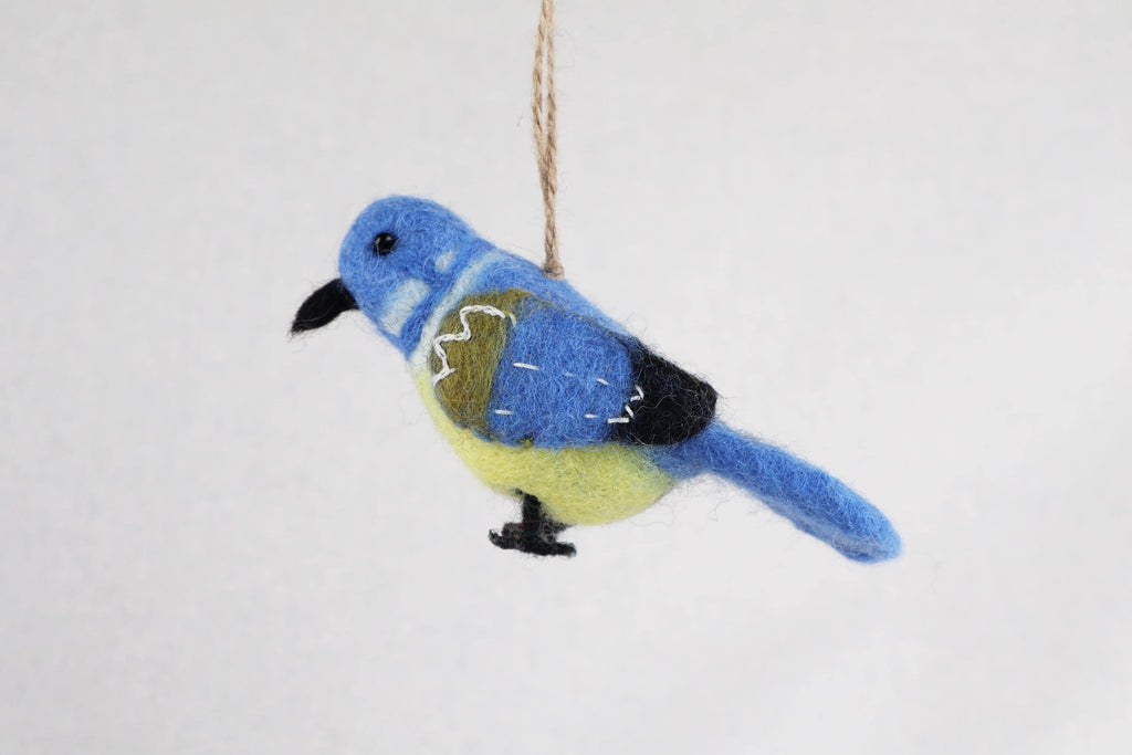 Anhänger Blaumeise Ostderdeko Frühling Christbaumschmuck Weihnachtsdeko Winterdeko Weihnachtsbaum