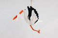 Anhänger Storch I Filz Christbaumschmuck I Weihnachtsdeko I Babyparty I Klapperstorch I Frühlingsdeko