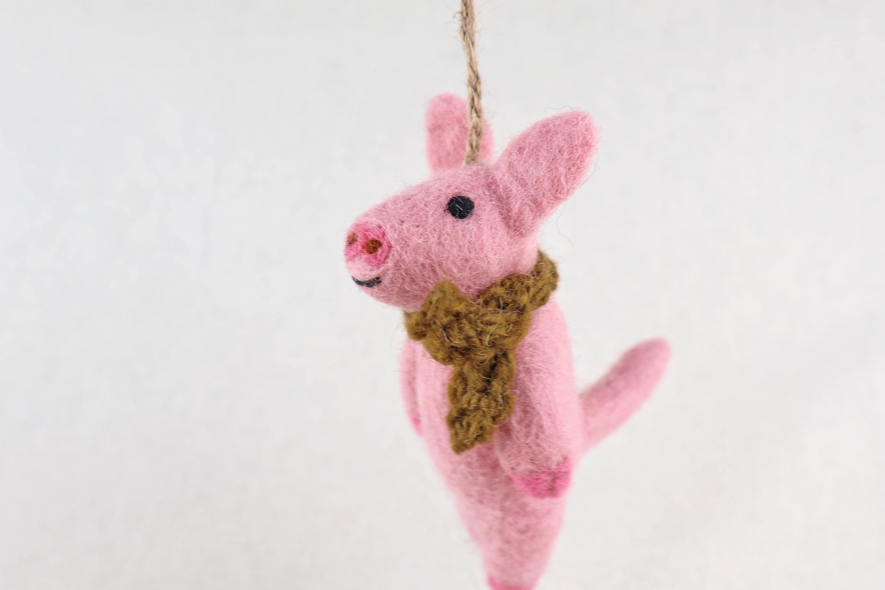 Weihnachtsanhänger Schwein I Christbaumschmuck I Weihnachtsdeko I Winter I Weihnachtsbaum I Weihnachtsschwein I Filz Deko Weihnachten