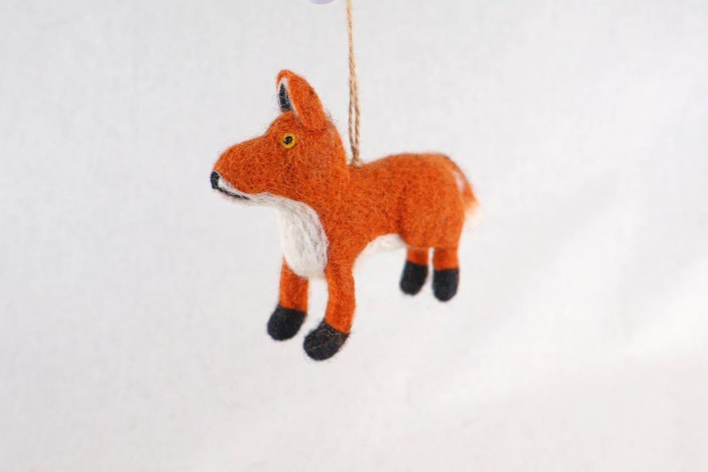 Anhänger Fuchs I Deko aus Filz I Winter I Weihnachtsbaum I Herbstdeko I Anhänger aus Filz I Waldtiere