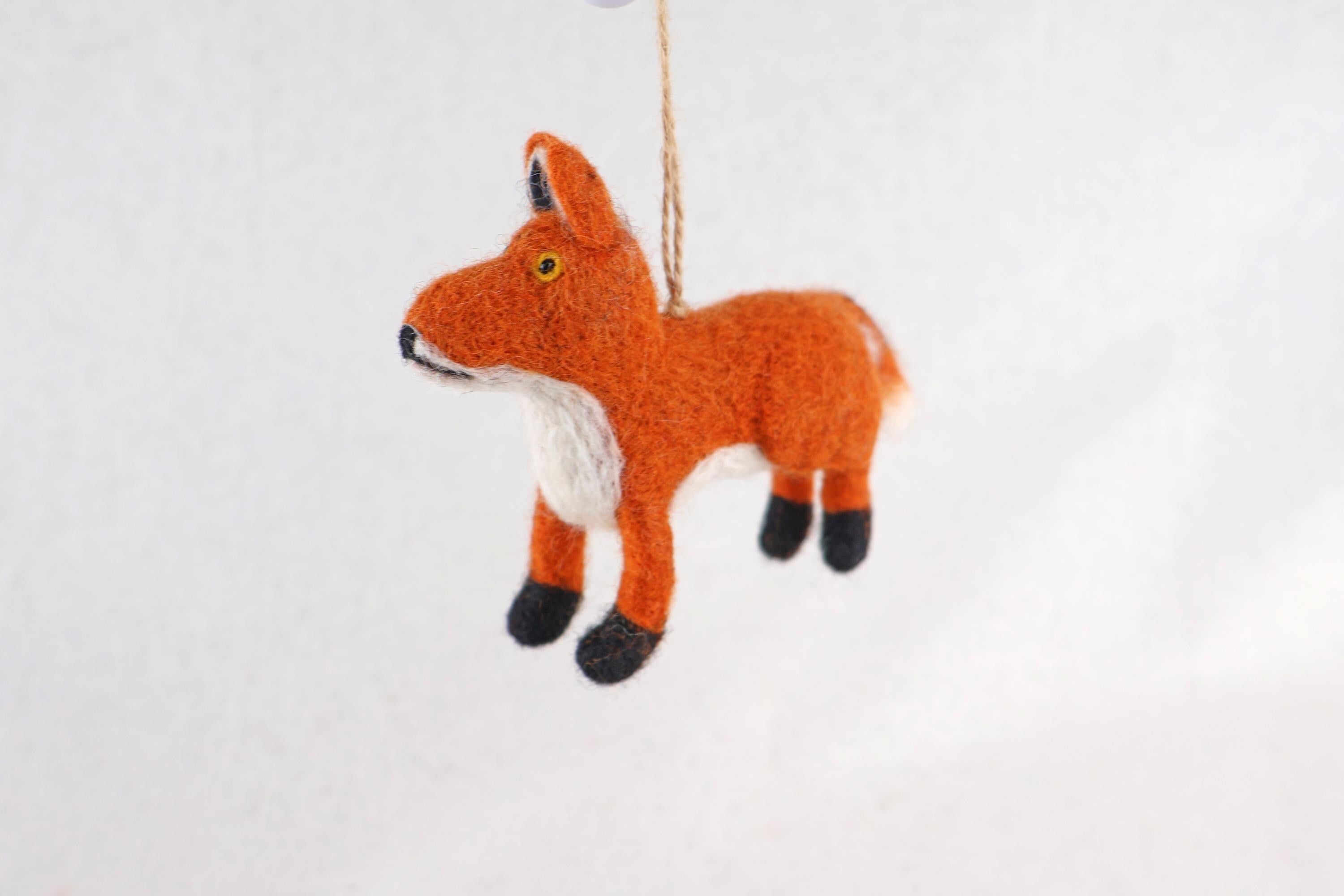Anhänger Fuchs I Deko aus Filz I Winter I Weihnachtsbaum I Herbstdeko I Anhänger aus Filz I Waldtiere