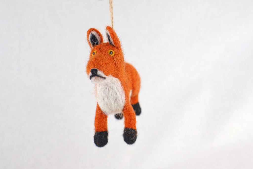 Anhänger Fuchs I Deko aus Filz I Winter I Weihnachtsbaum I Herbstdeko I Anhänger aus Filz I Waldtiere