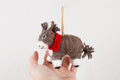 Weihnachtsanhänger Esel I Weihnachtsschmuck Esel I Filz I Weihnachtsbaum I Christbaumschmuck I Weihnachtsdeko