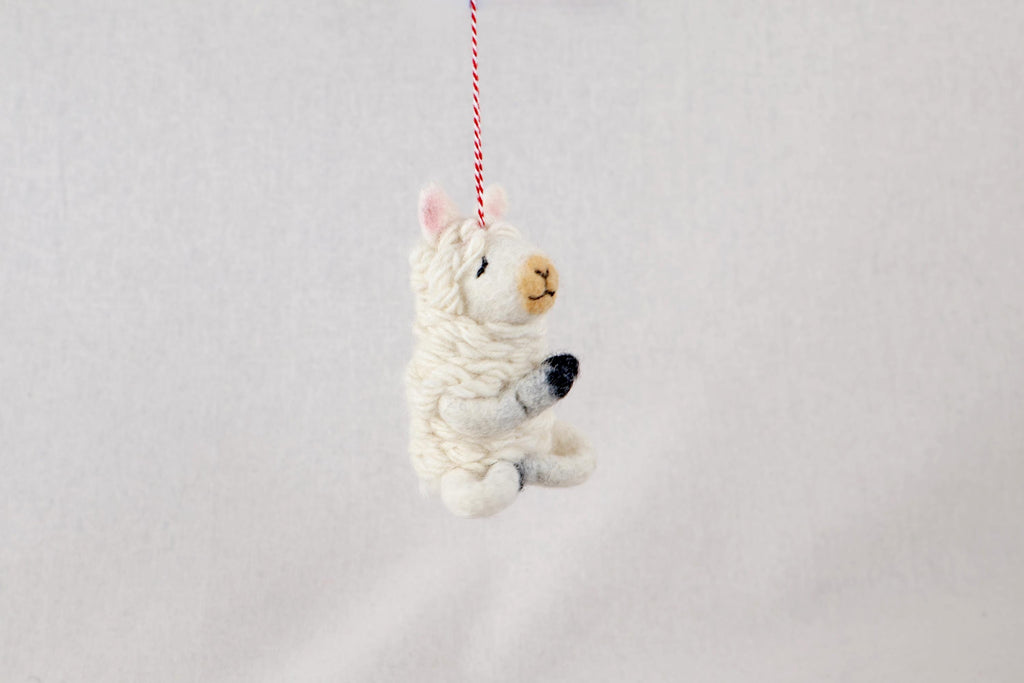 Anhänger Yoga Lama I Weihnachtslama I Weihnachtsanhänger I Christbaumschmuck I Weihnachtsdeko I Weihnachtsbaum I Weihnachtslama I