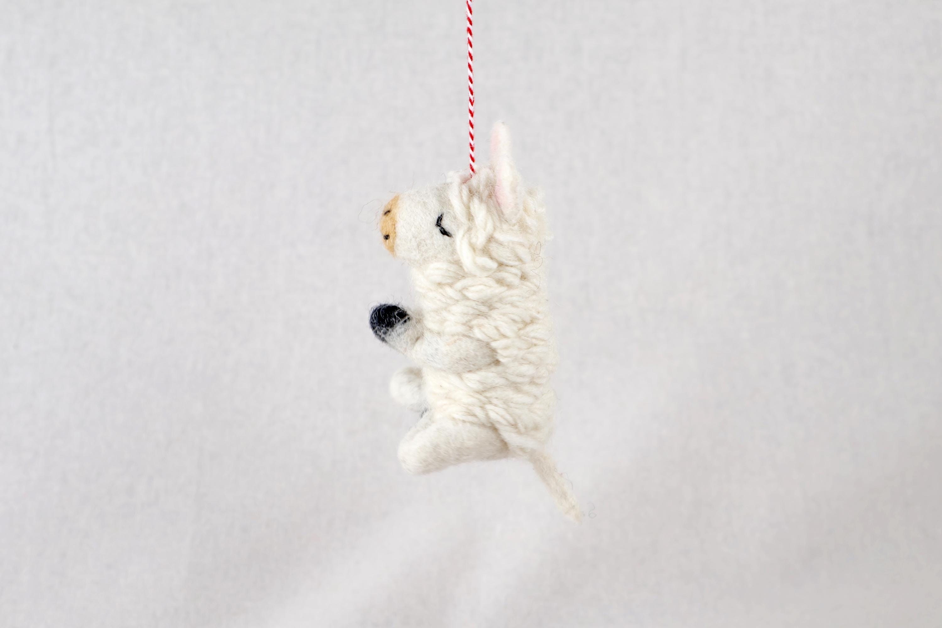 Anhänger Yoga Lama I Weihnachtslama I Weihnachtsanhänger I Christbaumschmuck I Weihnachtsdeko I Weihnachtsbaum I Weihnachtslama I