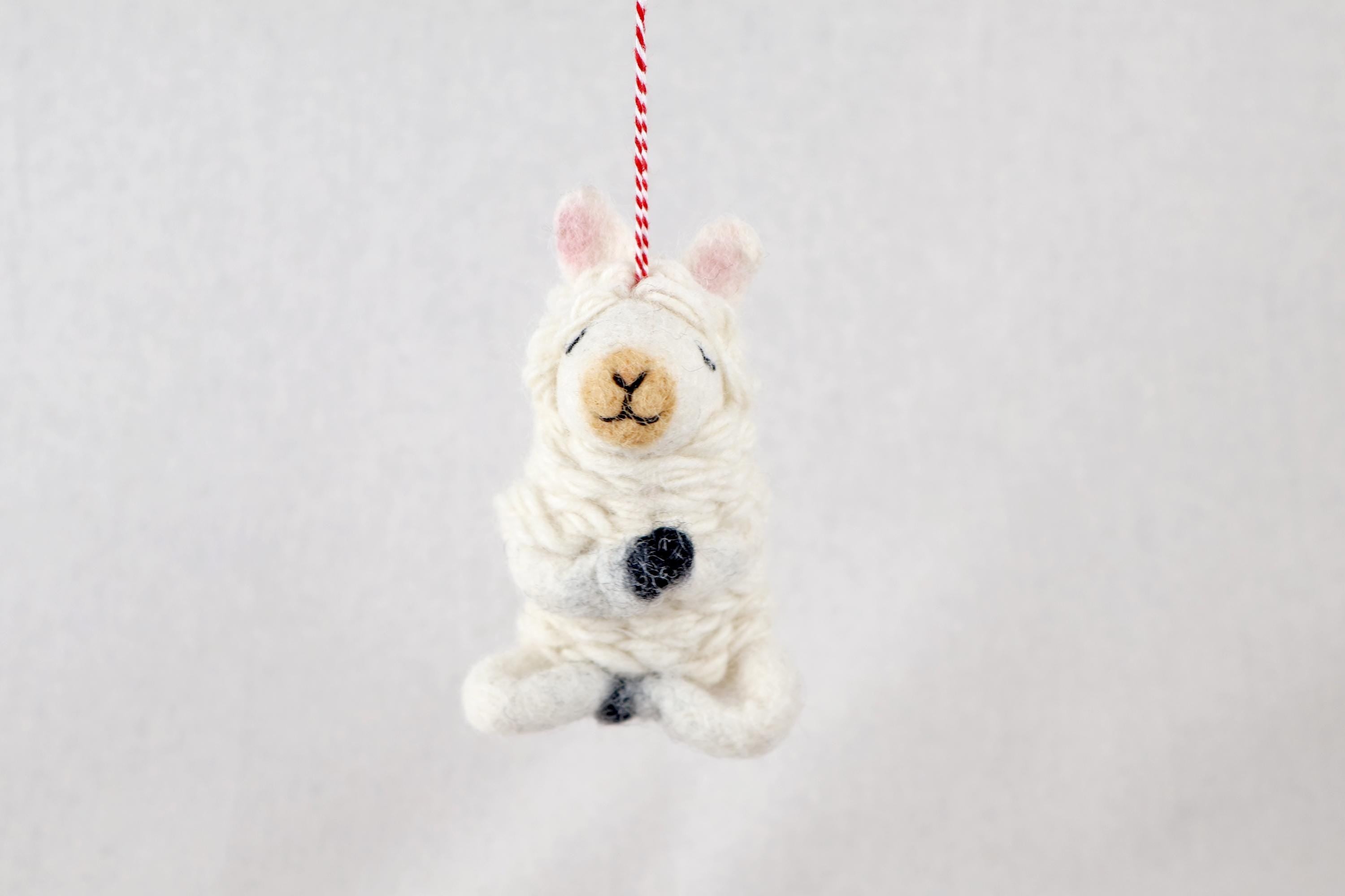 Anhänger Yoga Lama I Weihnachtslama I Weihnachtsanhänger I Christbaumschmuck I Weihnachtsdeko I Weihnachtsbaum I Weihnachtslama I