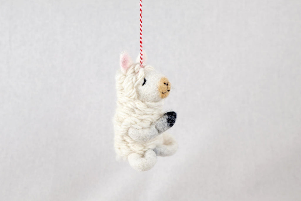 Anhänger Yoga Lama I Weihnachtslama I Weihnachtsanhänger I Christbaumschmuck I Weihnachtsdeko I Weihnachtsbaum I Weihnachtslama I