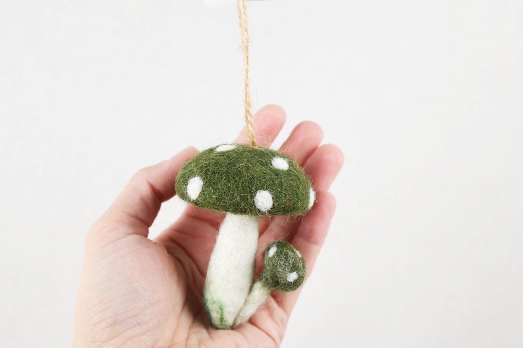 Weihnachtsanhänger Pilz I Christbaumschmuck Weihnachtsdeko I Fliegenpilz I Winter Weihnachtsbaum I Pilzanhänger