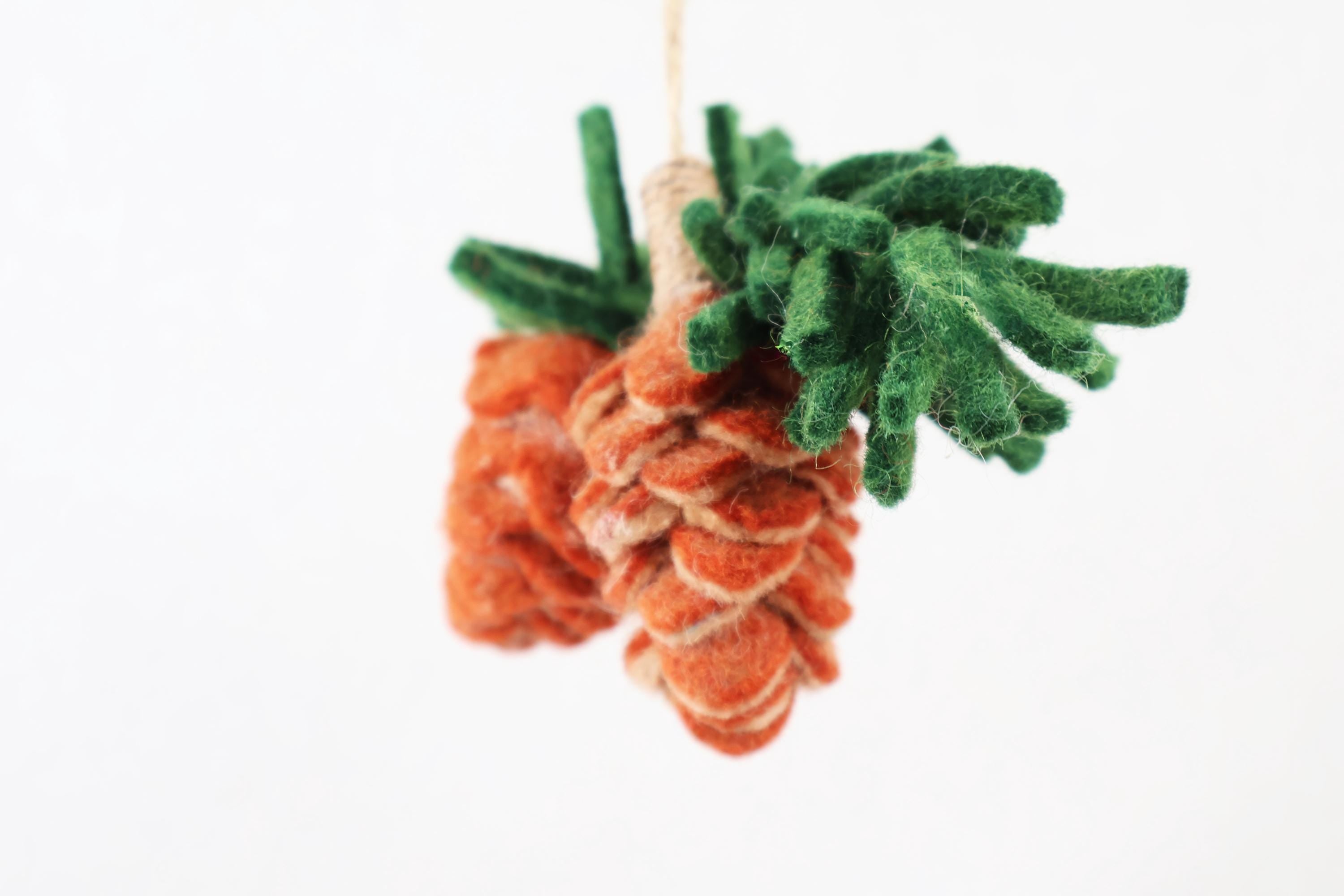 Weihnachtsanhänger Tannenzapfen I Christbaumschmuck I Weihnachtsdeko I Herbstdeko I Winter Weihnachtsbaum I Kiefernzapfen I Walddeko Filz