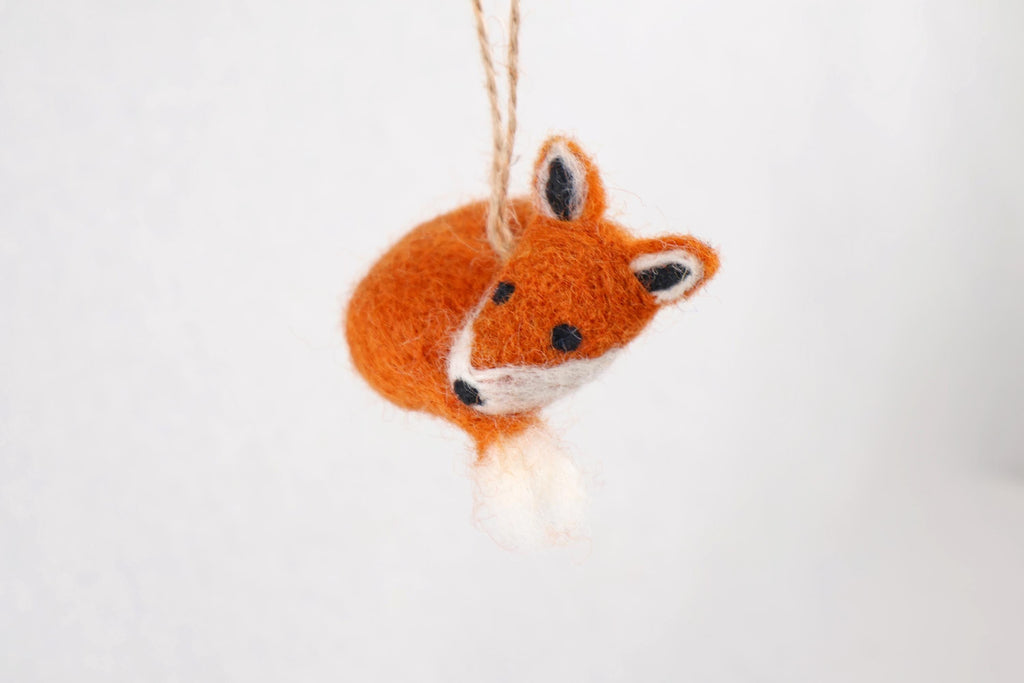 Anhänger Fuchs I Deko aus Filz I Winter I Weihnachtsbaum I Herbstdeko I Anhänger aus Filz I Waldtiere