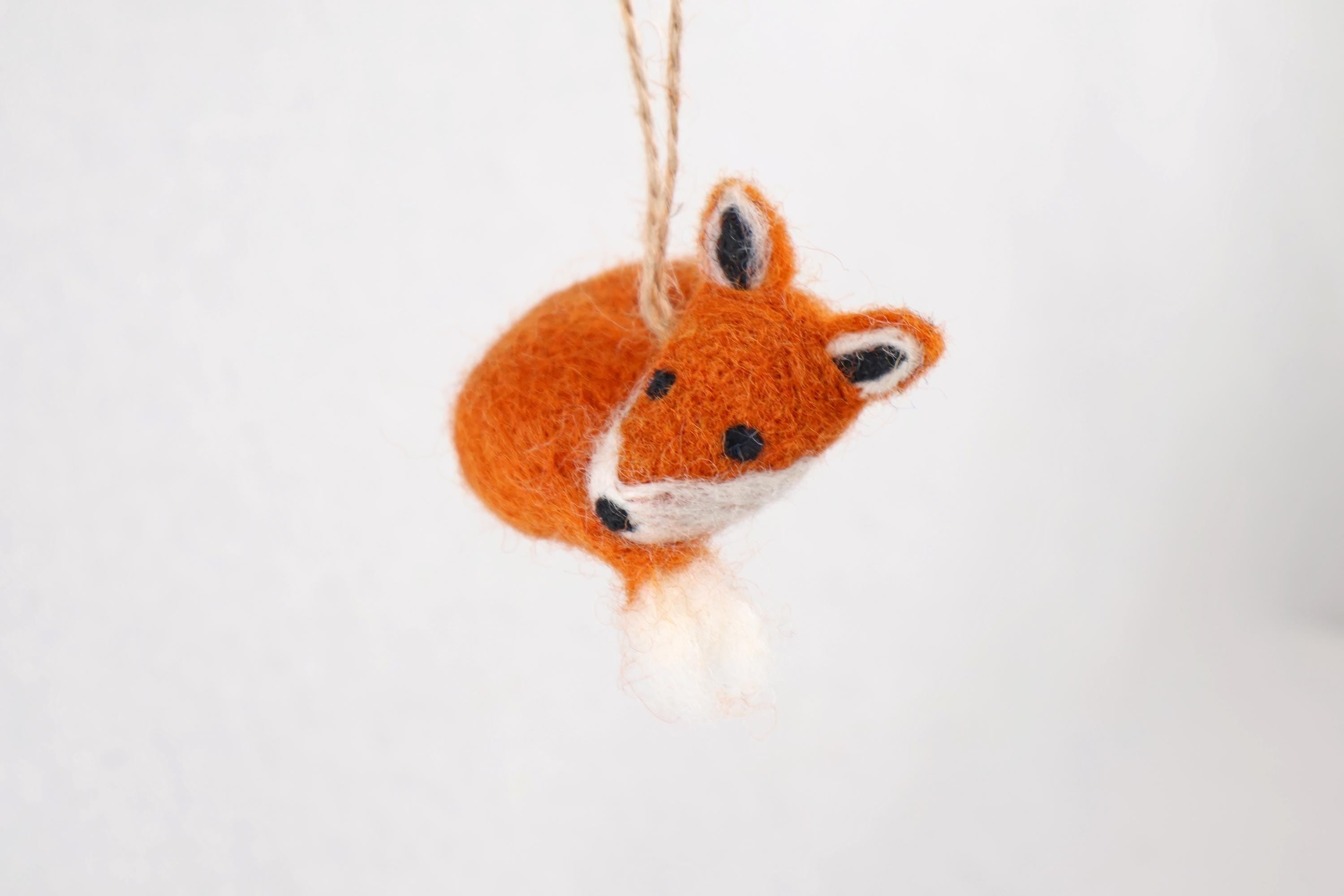 Anhänger Fuchs I Deko aus Filz I Winter I Weihnachtsbaum I Herbstdeko I Anhänger aus Filz I Waldtiere
