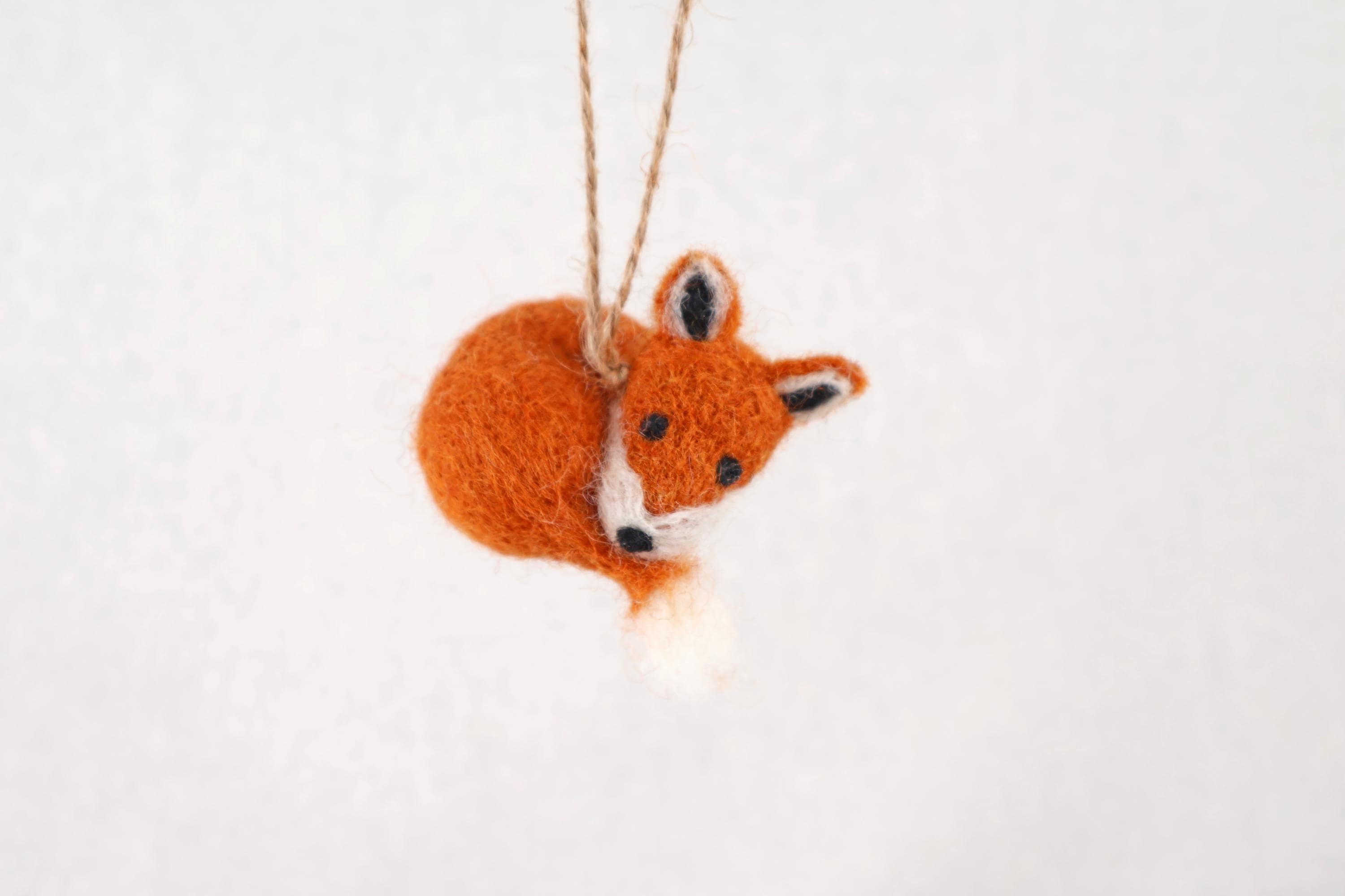 Anhänger Fuchs I Deko aus Filz I Winter I Weihnachtsbaum I Herbstdeko I Anhänger aus Filz I Waldtiere