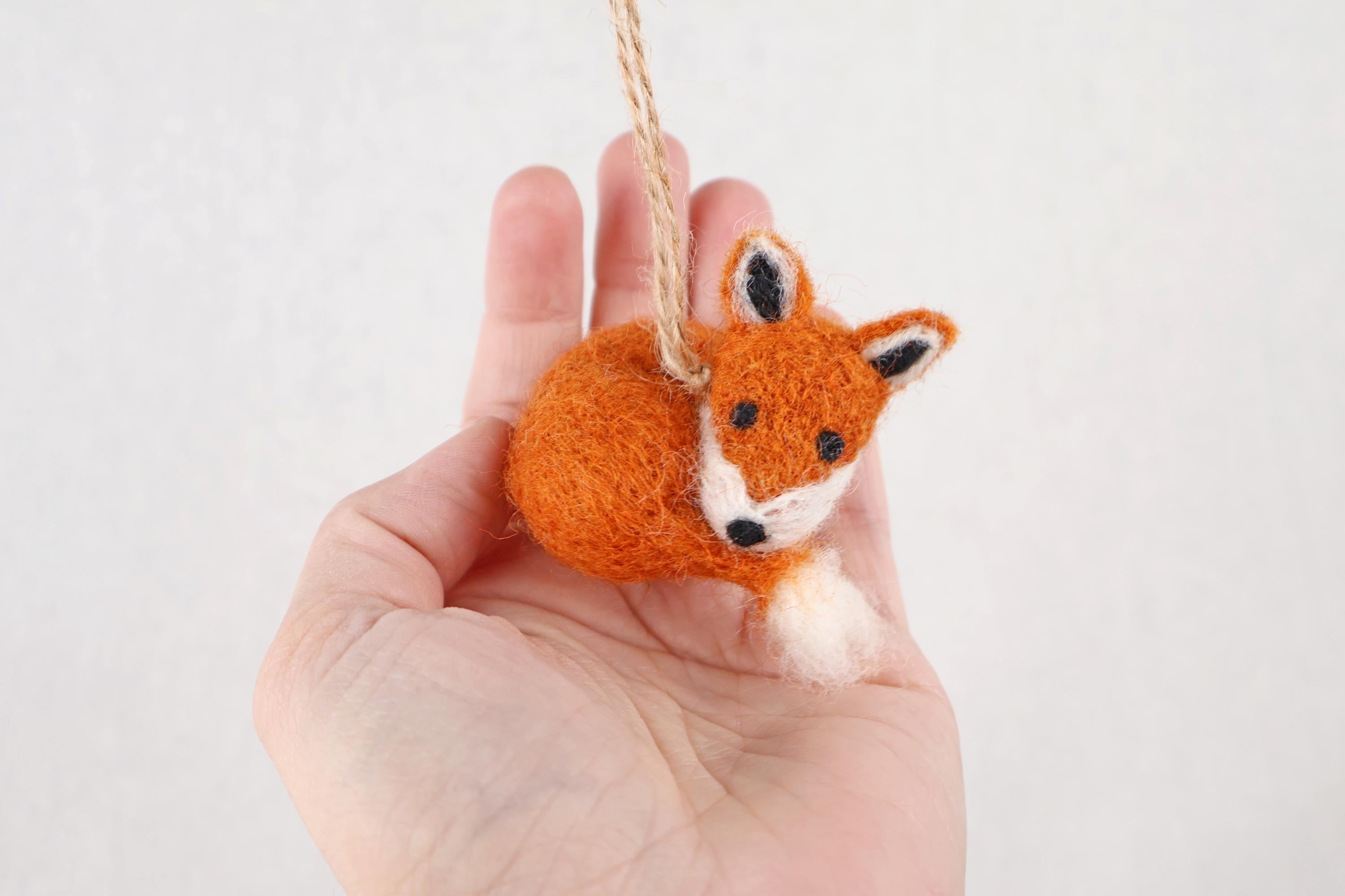 Anhänger Fuchs I Deko aus Filz I Winter I Weihnachtsbaum I Herbstdeko I Anhänger aus Filz I Waldtiere