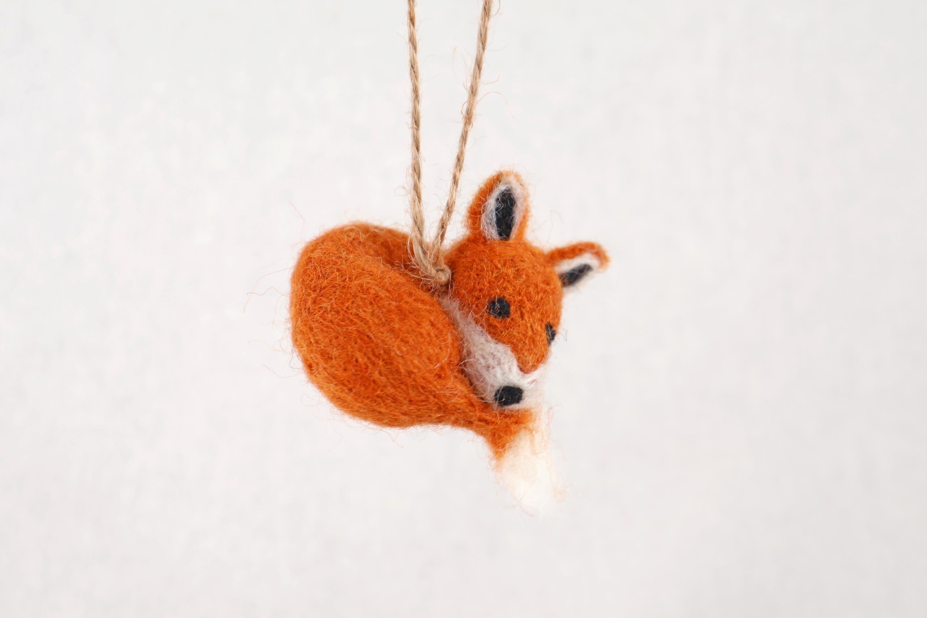 Anhänger Fuchs I Deko aus Filz I Winter I Weihnachtsbaum I Herbstdeko I Anhänger aus Filz I Waldtiere