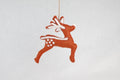 Weihnachtsanhänger Rudolf das Rentier I Filz Christbaumschmuck I Weihnachtsdeko I Skandinavisches I Rentier Deko I Hirsch