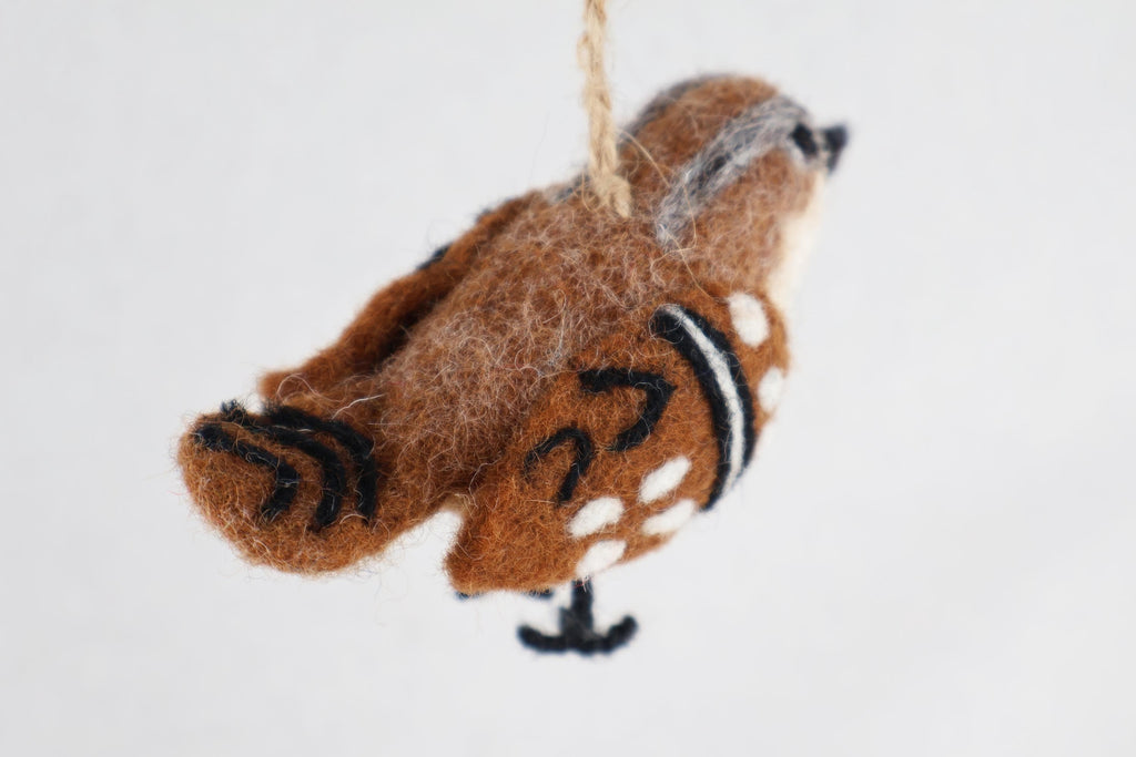 Filzanhänger Spatz I Christbaumschmuck I Weihnachtsdeko I Winterdeko I Weihnachtsbaum I Frühlingsdeko I Osterdeko