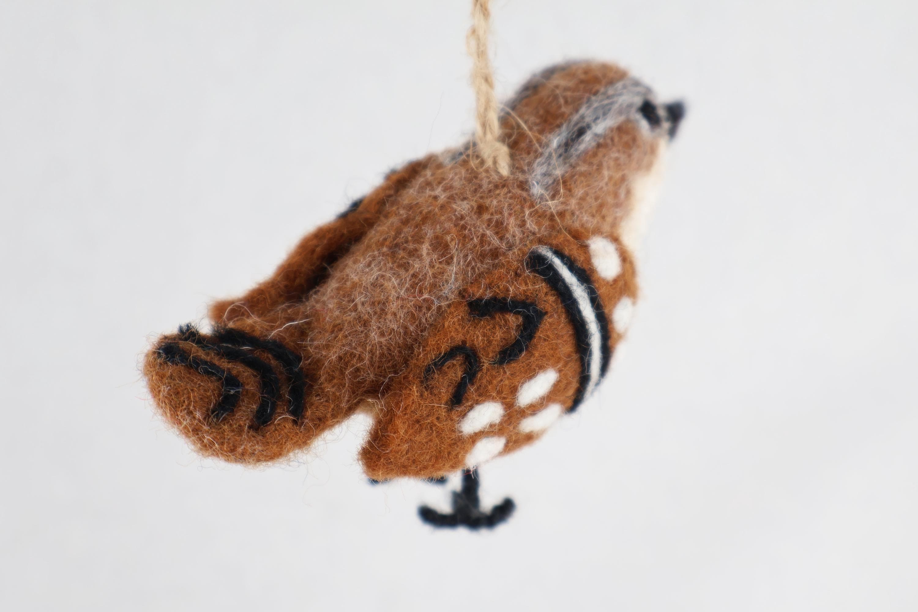 Filzanhänger Spatz I Christbaumschmuck I Weihnachtsdeko I Winterdeko I Weihnachtsbaum I Frühlingsdeko I Osterdeko