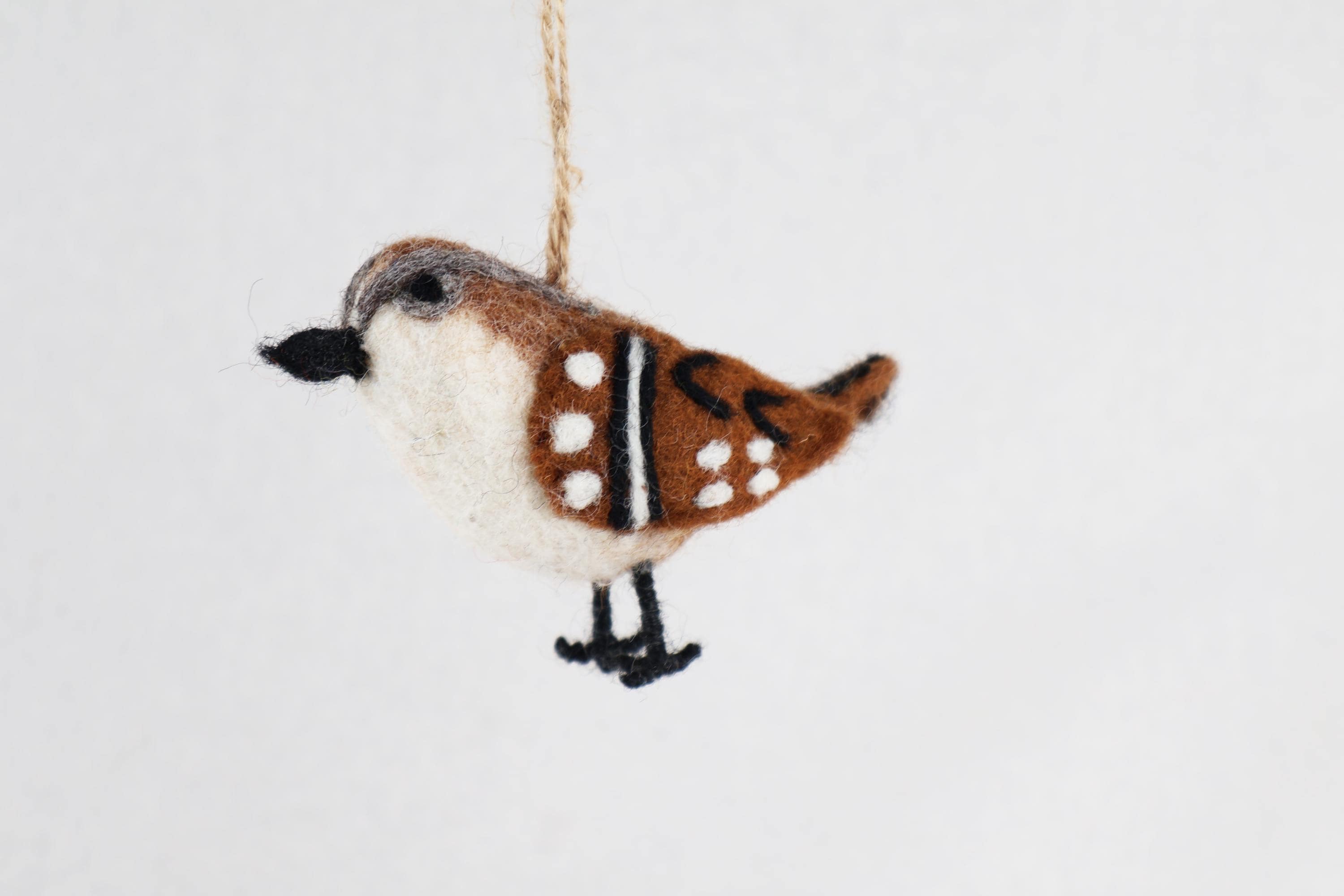 Filzanhänger Spatz I Christbaumschmuck I Weihnachtsdeko I Winterdeko I Weihnachtsbaum I Frühlingsdeko I Osterdeko
