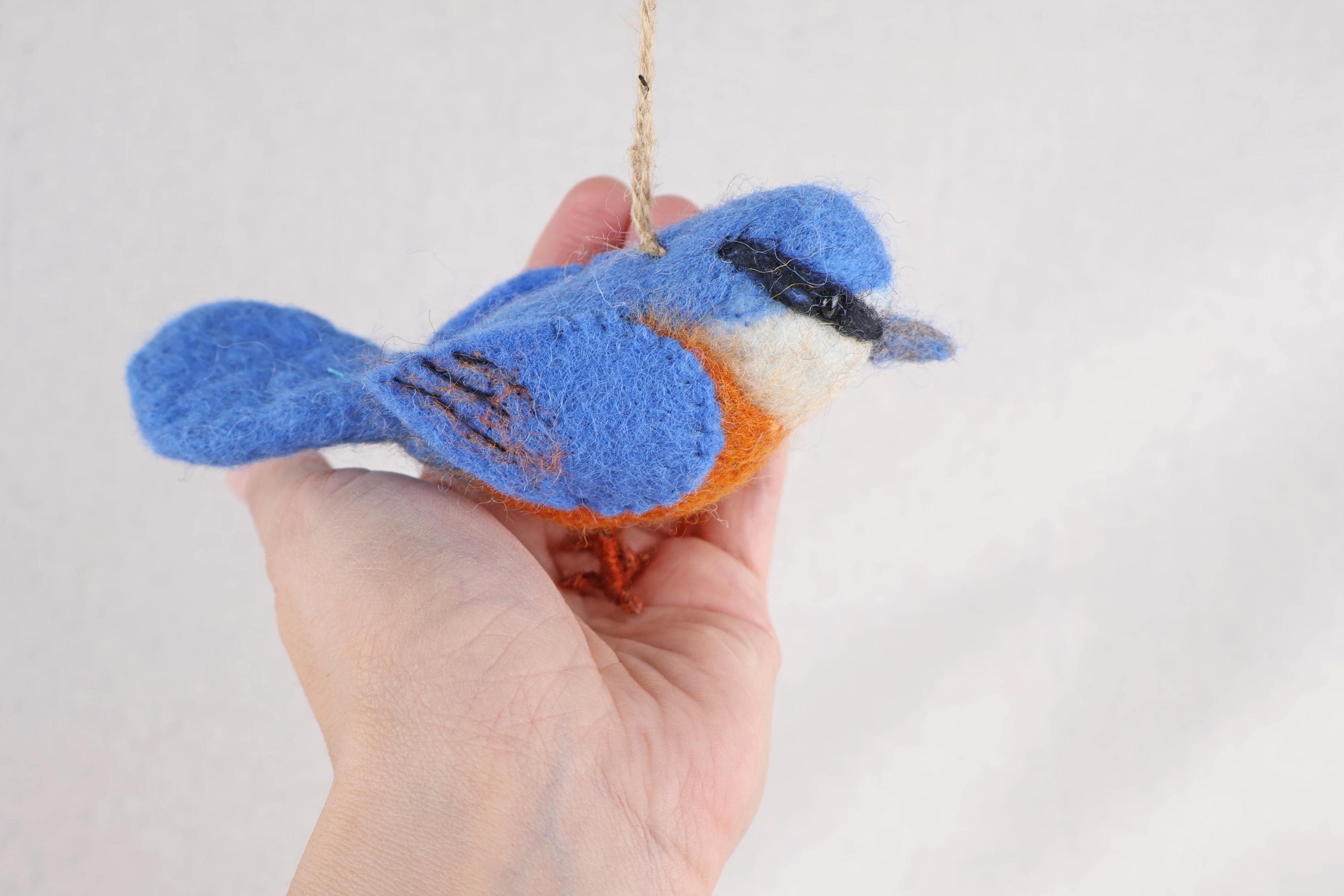 Filzanhänger Kleiber I Christbaumschmuck I Weihnachtsdeko I Winterdeko I Weihnachtsbaum I Frühlingsdeko I Vogeldeko I Naturdeko I Fair