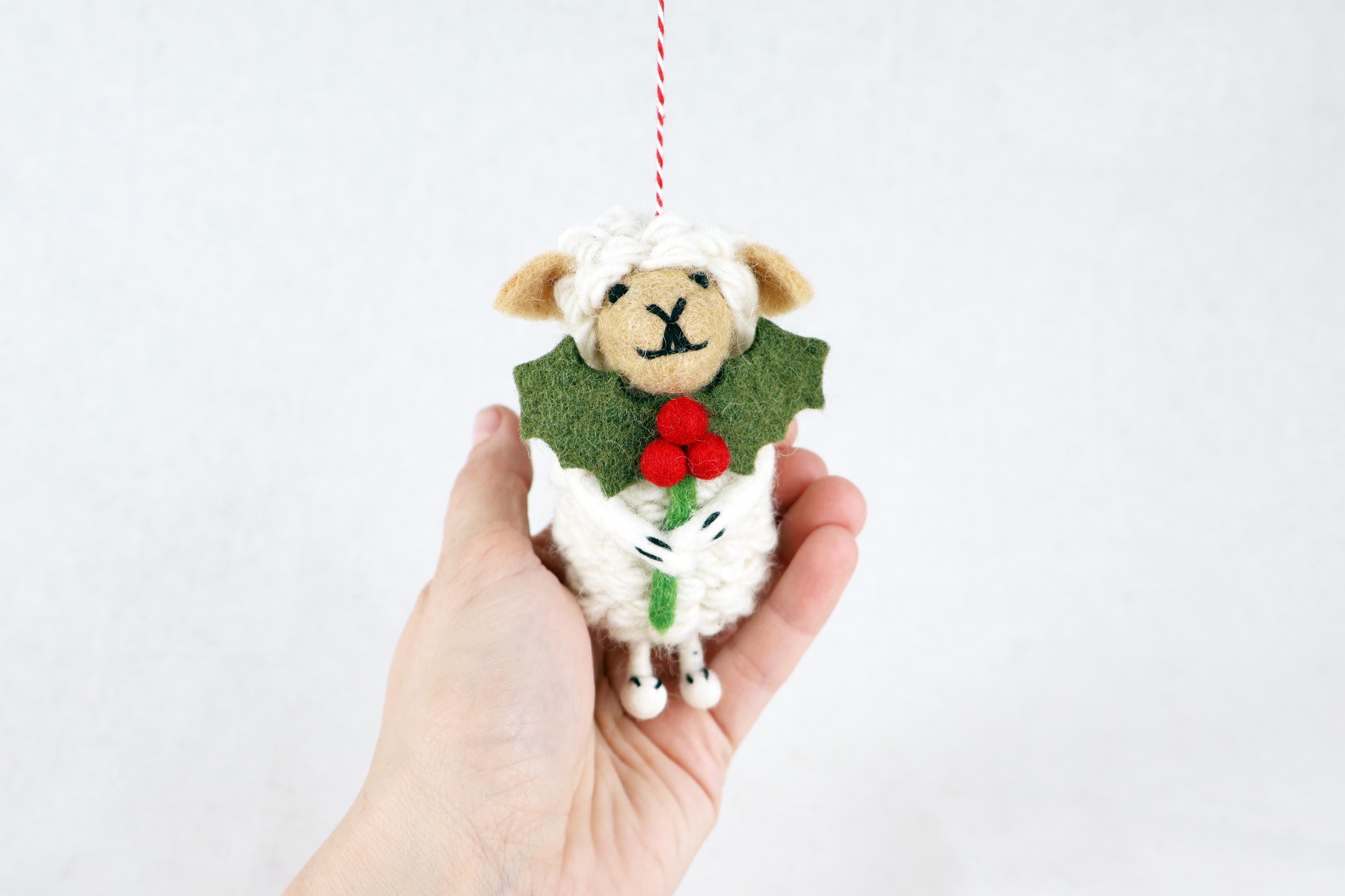 Weihnachtsanhänger Schaf I Christbaumschmuck I Weihnachtsdeko I Winter Weihnachtsbaum I Weihnachtsschaf