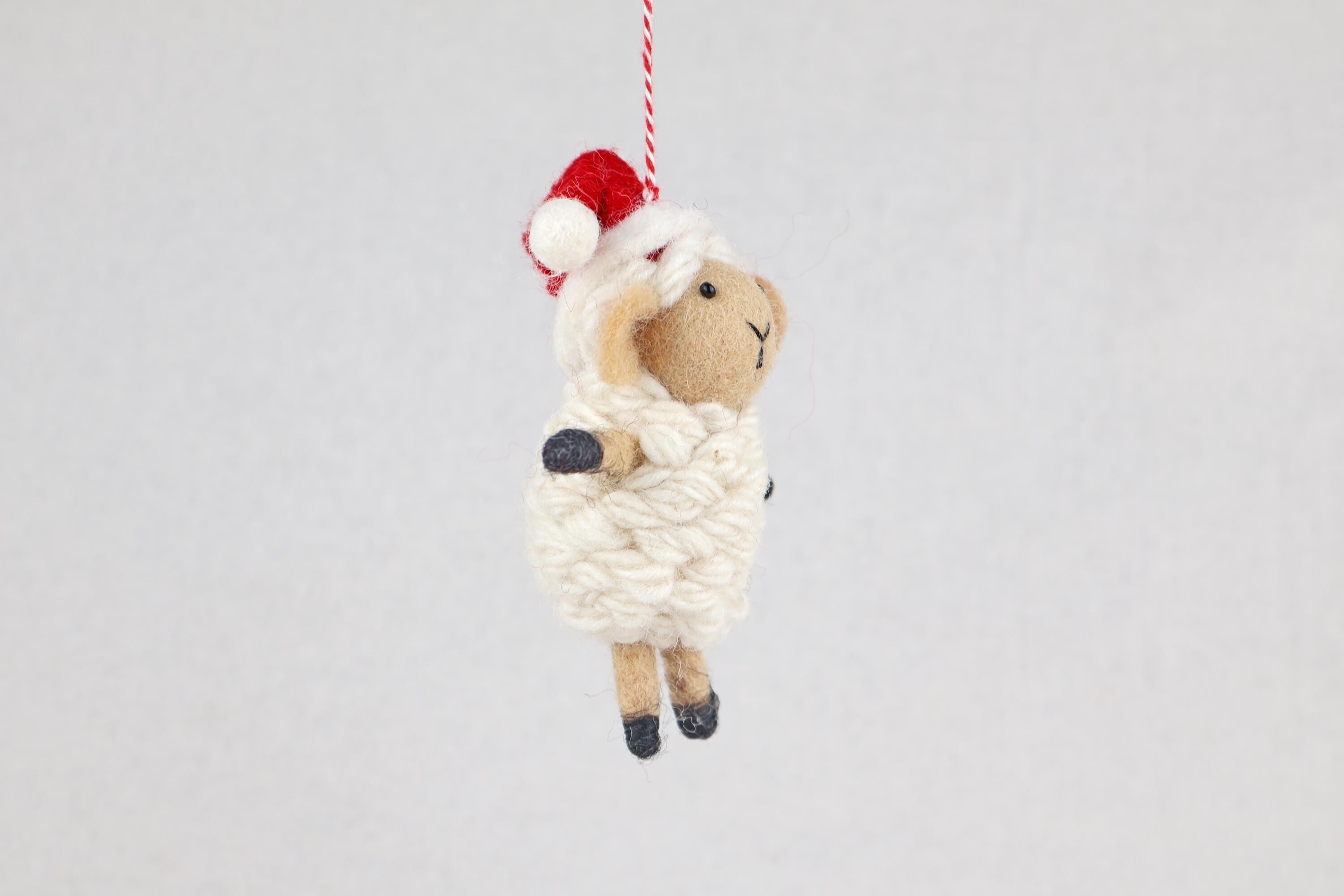 Weihnachtsanhänger Schaf I Christbaumschmuck Weihnachtsdeko I Winter Weihnachtsbaum I Weihnachtsschaf
