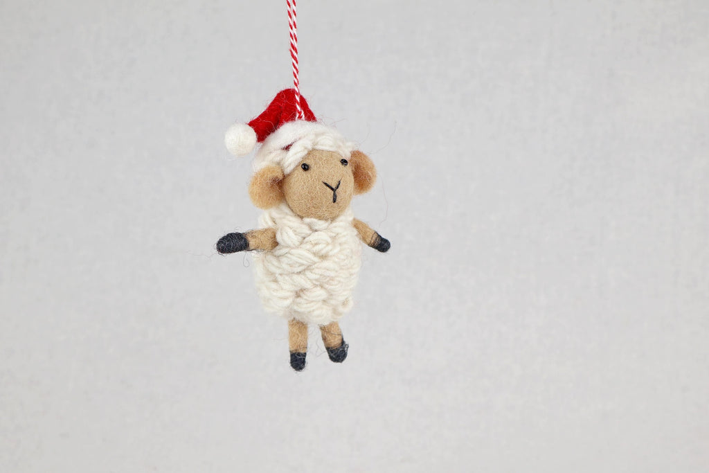 Weihnachtsanhänger Schaf I Christbaumschmuck Weihnachtsdeko I Winter Weihnachtsbaum I Weihnachtsschaf