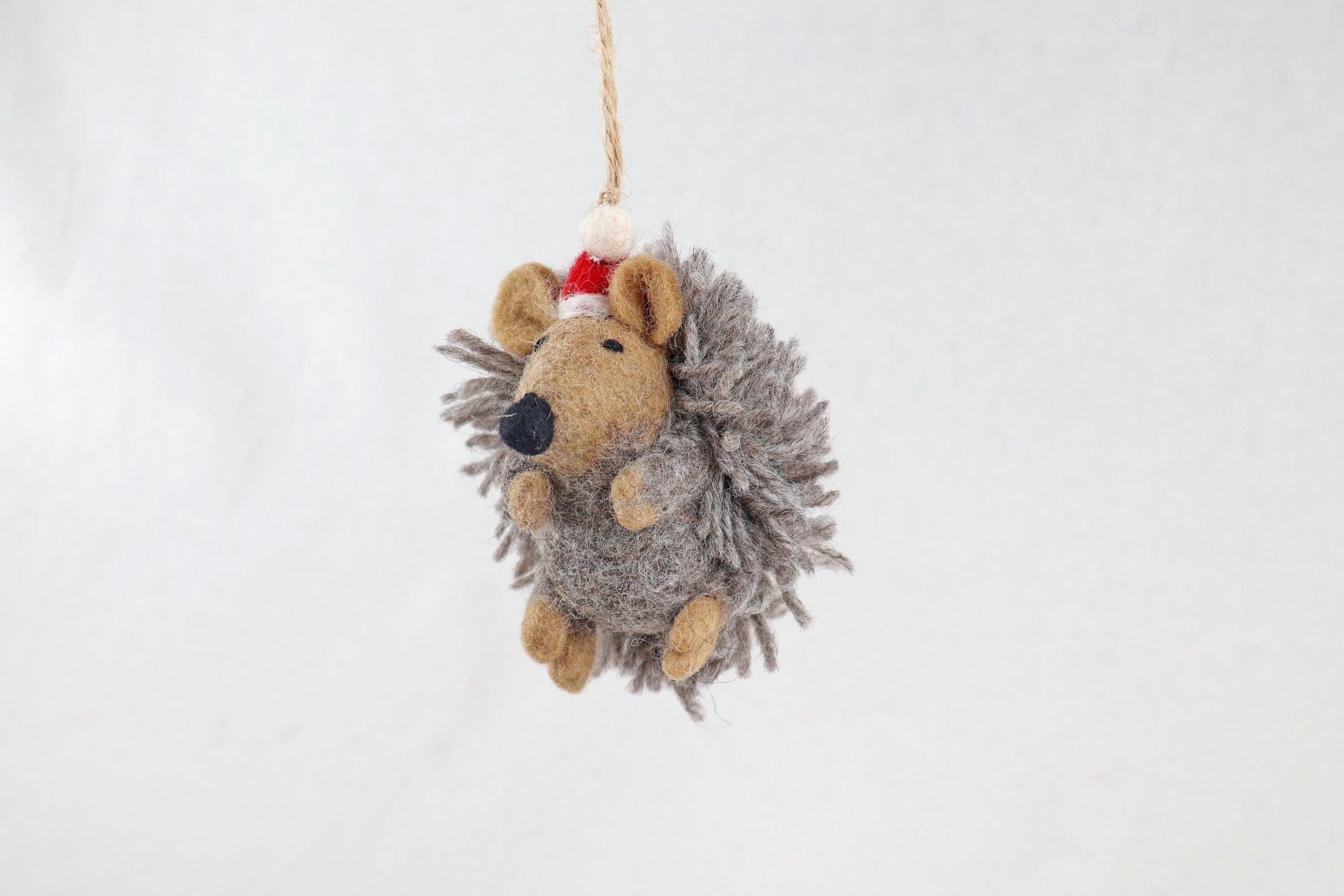 Weihnachtsanhänger Igel I Christbaumschmuck I Weihnachtsdeko I Winter I Weihnachtsbaum I Weihnachtigel I Filz Deko Weihnachten