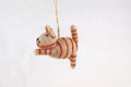 Weihnachtsanhänger Katze I Christbaumschmuck Weihnachtsdeko I Winter Weihnachtsbaum I Weihnachtskatze