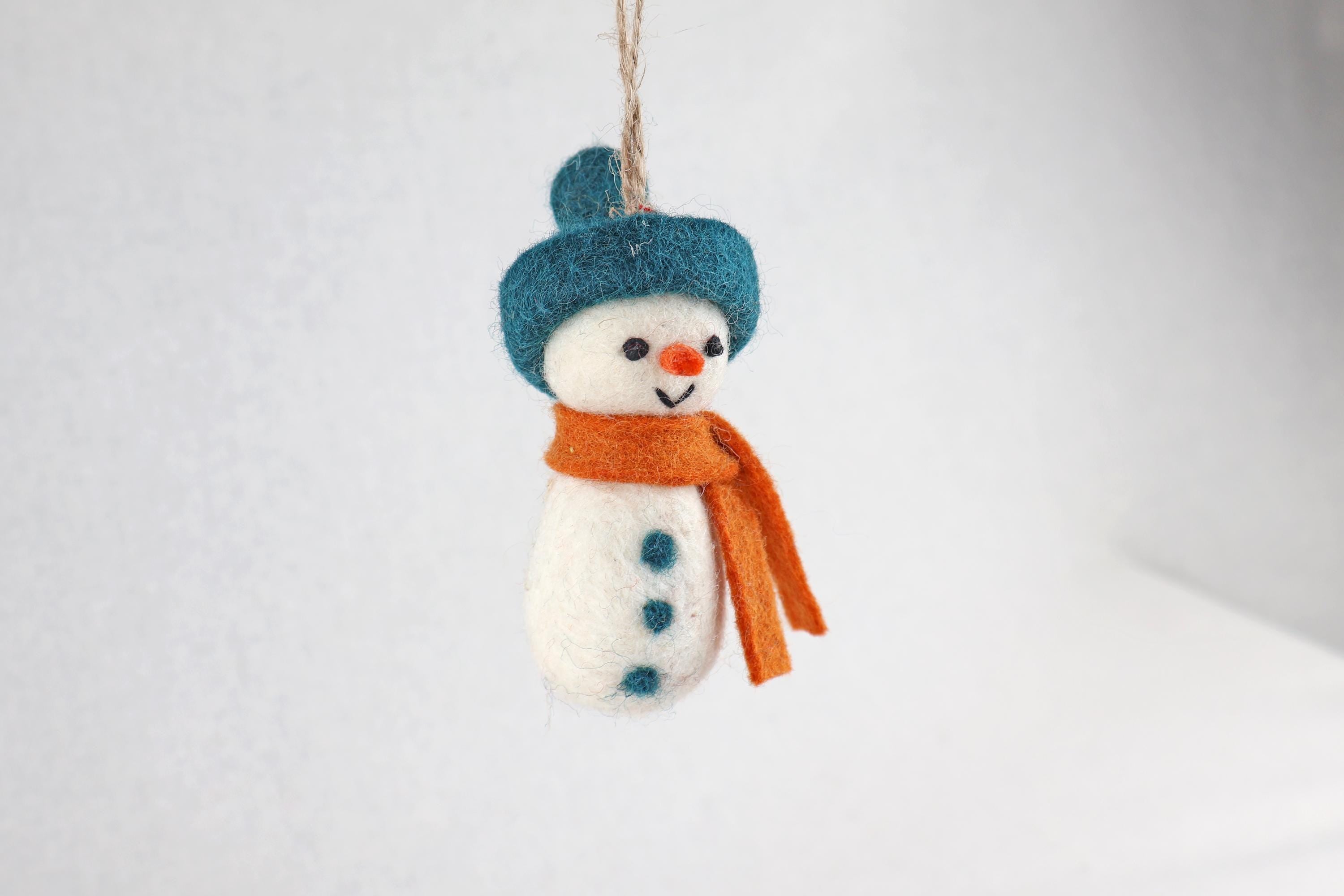Schneemann Anhänger I Schneemänner aus Filz I Christbaumschmuck I Schneemann Deko I Weihnachtsdeko I Filz Winterdeko