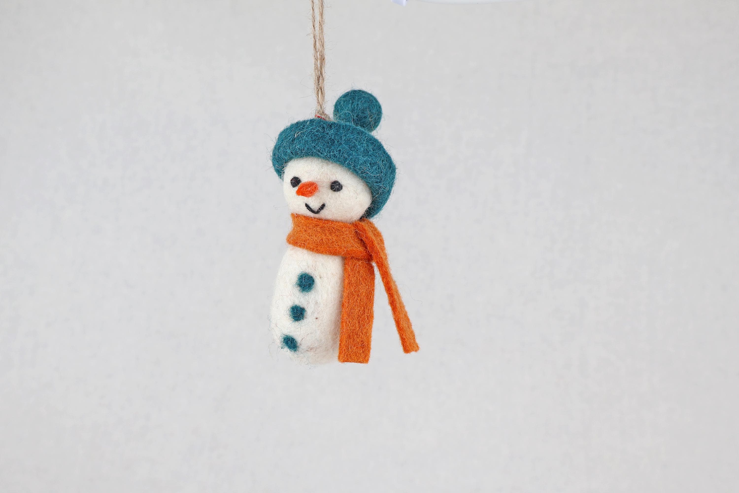Schneemann Anhänger I Schneemänner aus Filz I Christbaumschmuck I Schneemann Deko I Weihnachtsdeko I Filz Winterdeko