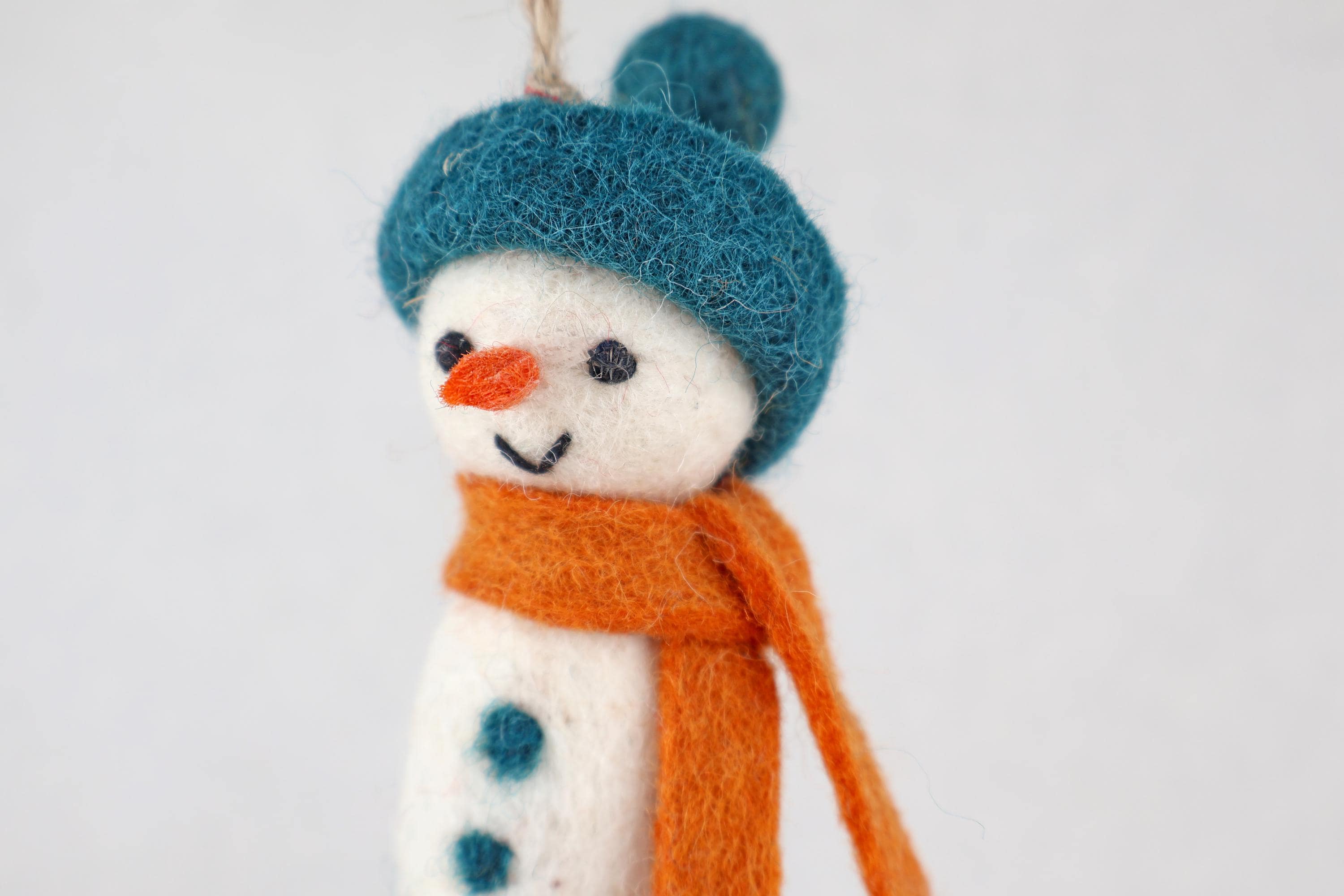 Schneemann Anhänger I Schneemänner aus Filz I Christbaumschmuck I Schneemann Deko I Weihnachtsdeko I Filz Winterdeko