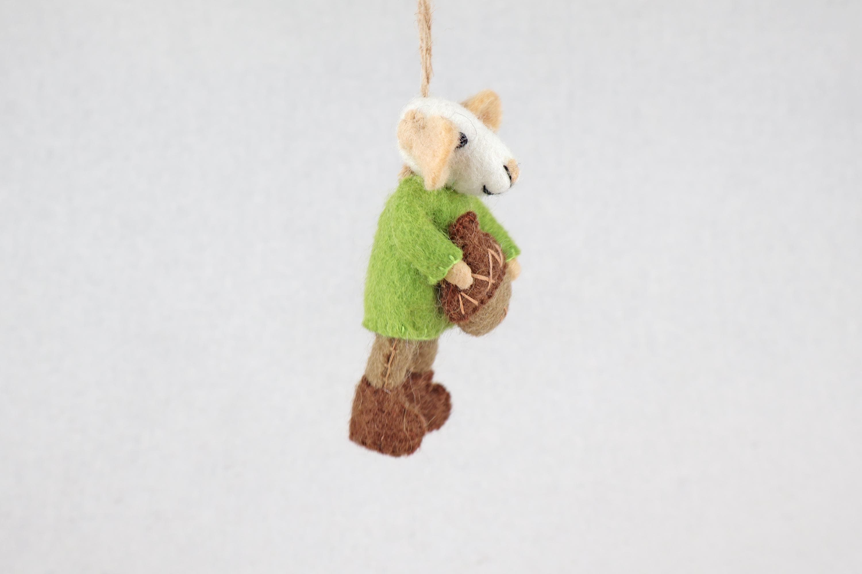 Weihnachtsanhänger Maus mit EicheI Christbaumschmuck Weihnachtsdeko I Winter Weihnachtsbaum I Weihnachtsmaus