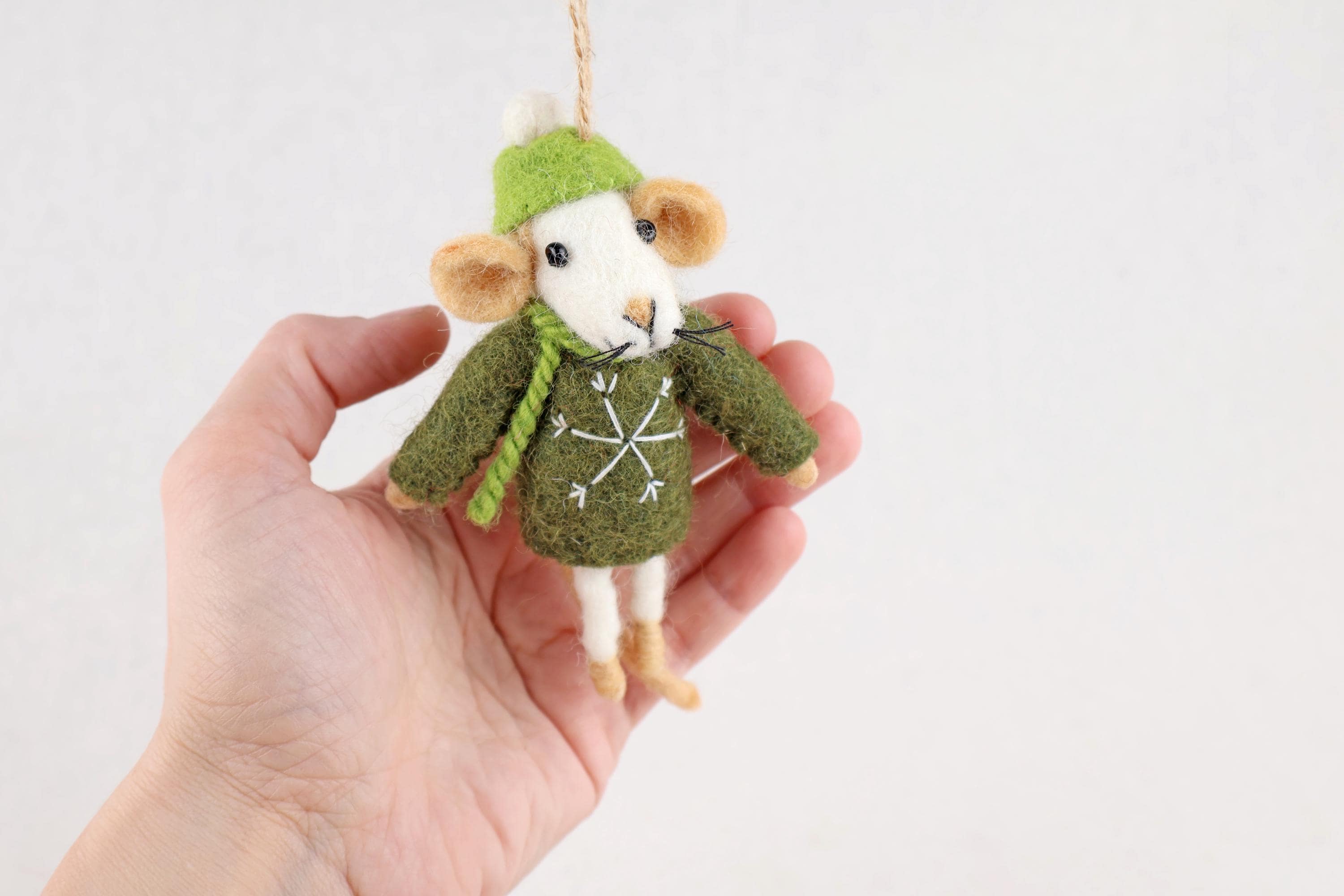 Weihnachtsanhänger Maus I Christbaumschmuck Weihnachtsdeko I Winter Weihnachtsbaum I Weihnachtsmaus