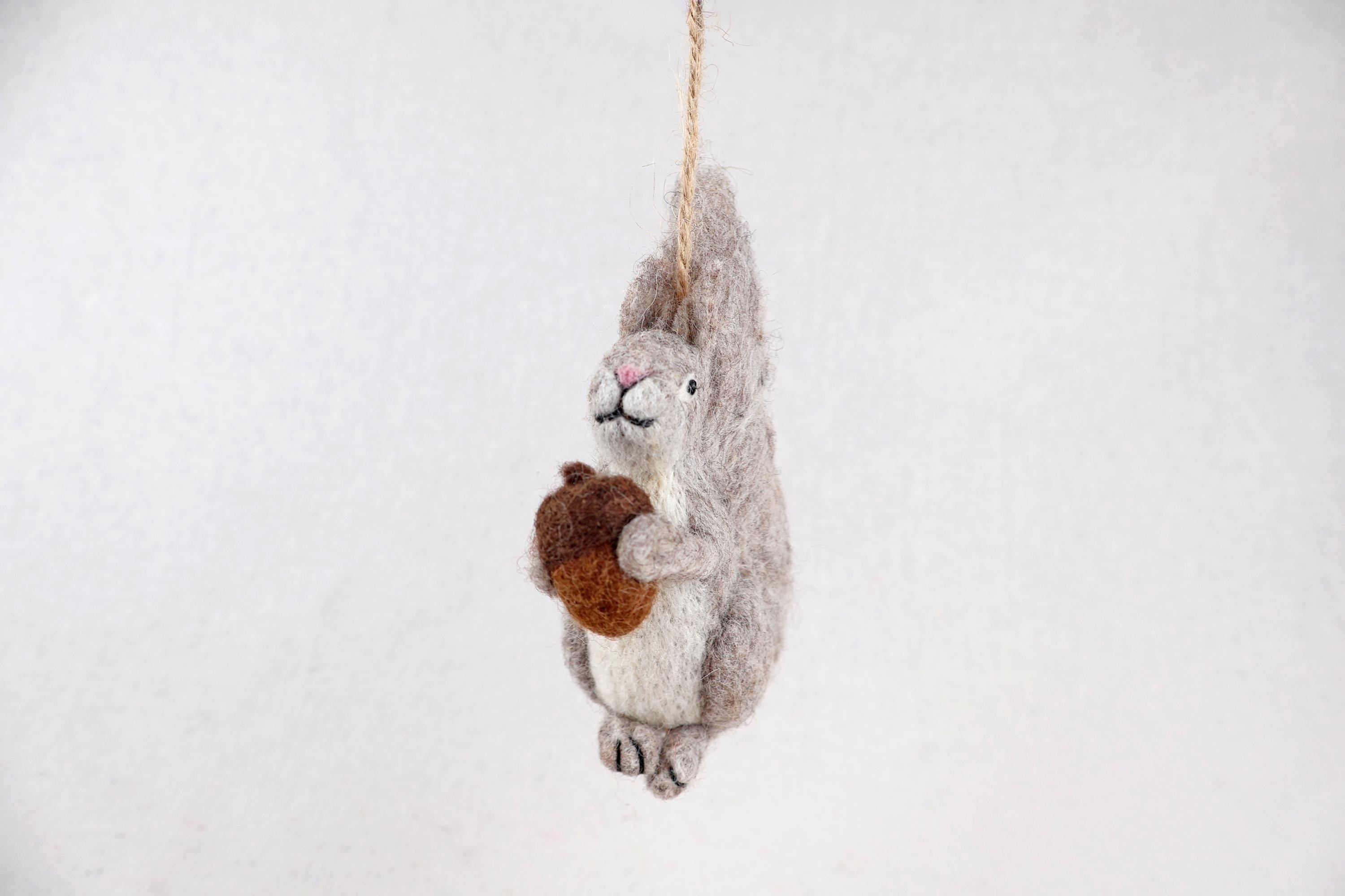 Anhänger Eichhörnchen I Deko aus Filz I Winter I Weihnachtsbaum I Herbstdeko I Anhänger aus Filz I Waldtiere