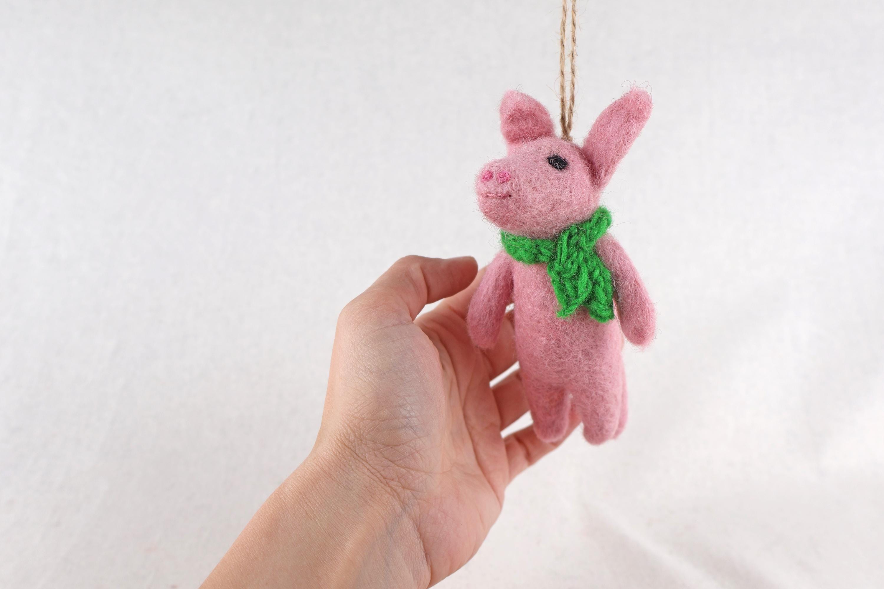 Weihnachtsanhänger Schwein I Christbaumschmuck I Weihnachtsdeko I Winter I Weihnachtsbaum I Weihnachtsschwein I Filz Deko Weihnachten