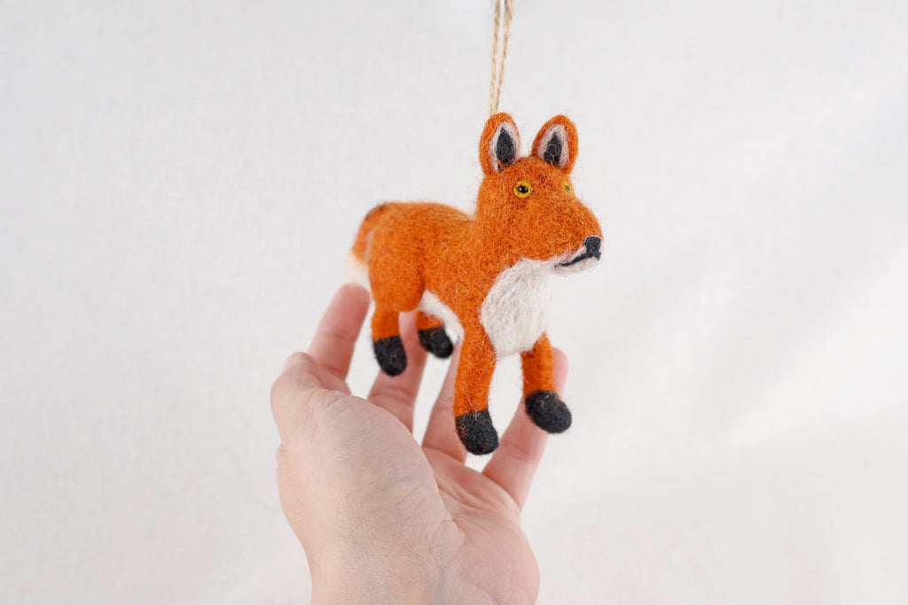 Anhänger Fuchs I Deko aus Filz I Winter I Weihnachtsbaum I Herbstdeko I Anhänger aus Filz I Waldtiere