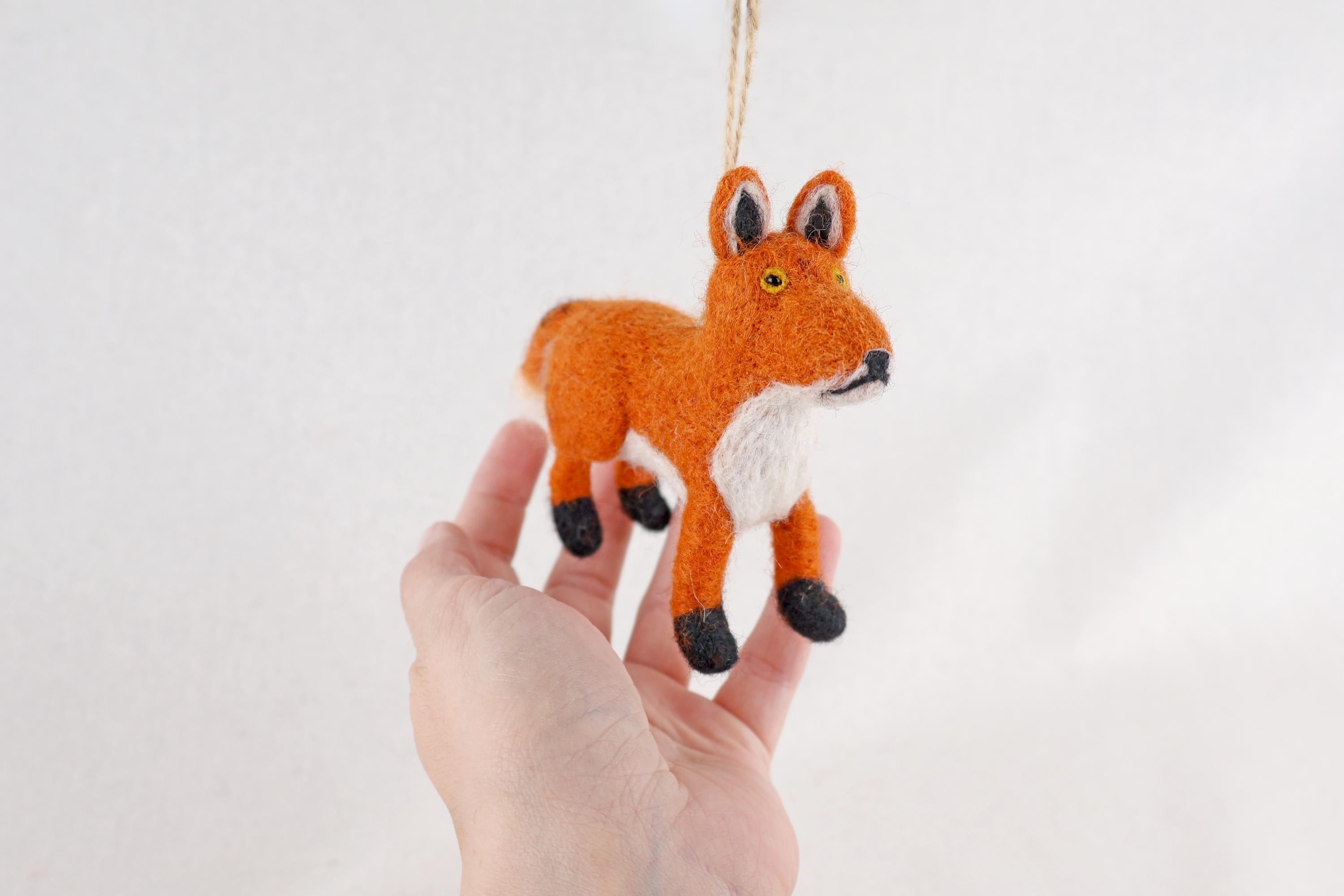 Anhänger Fuchs I Deko aus Filz I Winter I Weihnachtsbaum I Herbstdeko I Anhänger aus Filz I Waldtiere