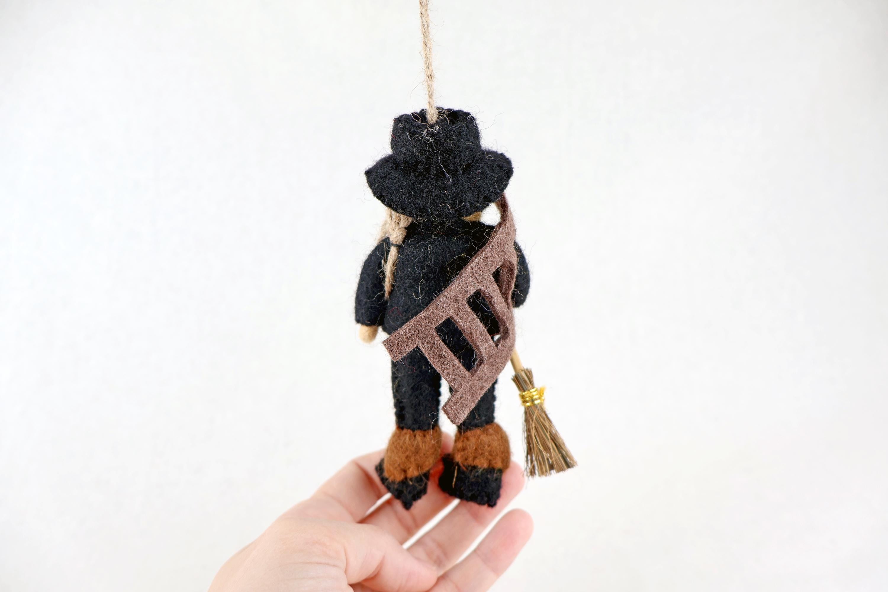 Weihnachtsanhänger Schornsteinfeger I Christbaumschmuck Weihnachtsdeko I Winter Weihnachtsbaum I Silvesterdeko I Glücksbringer
