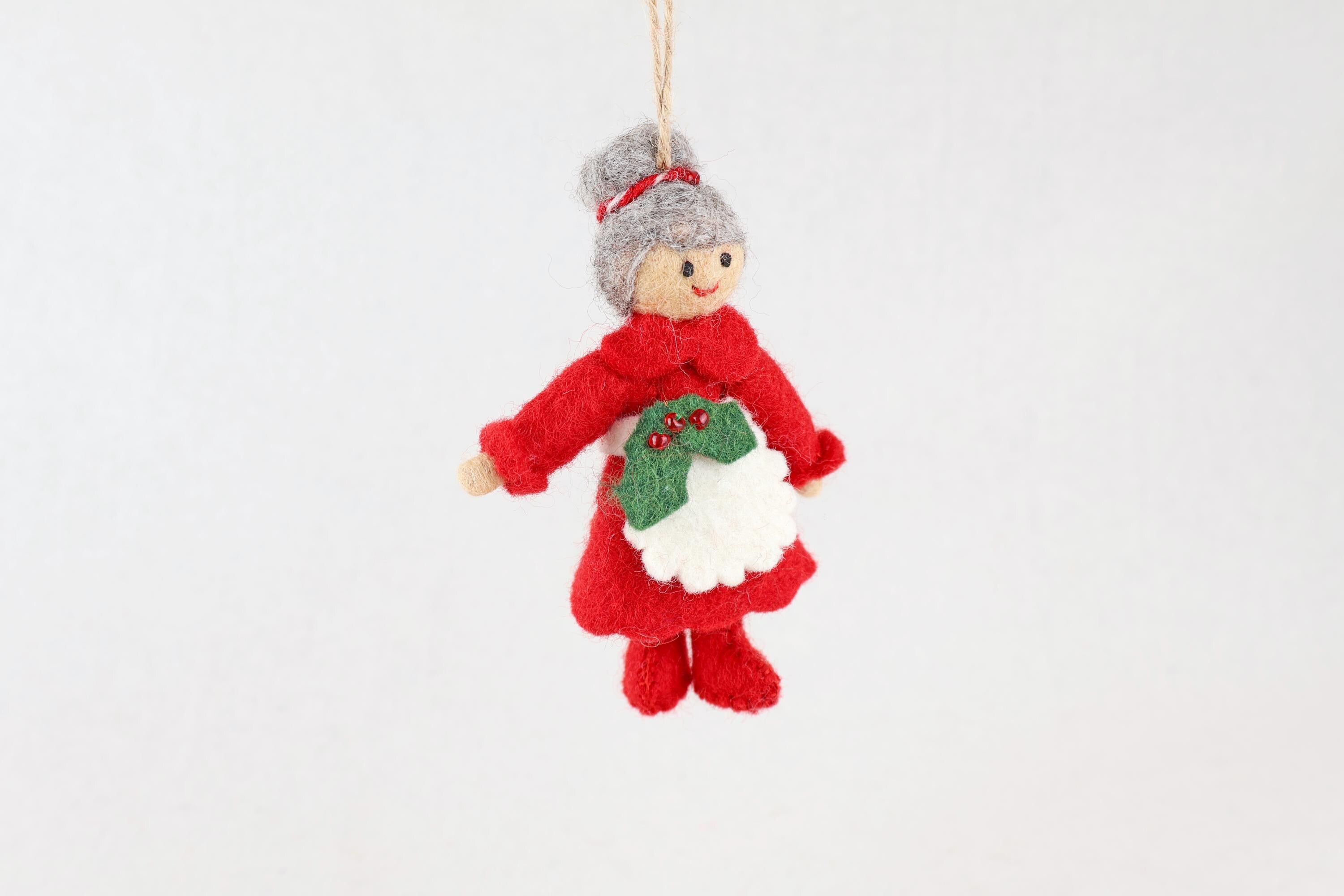Weihnachtsanhänger Weihnachtsfrau I Christbaumschmuck Weihnachtsdeko I Winter Weihnachtsbaum I Miss Santa